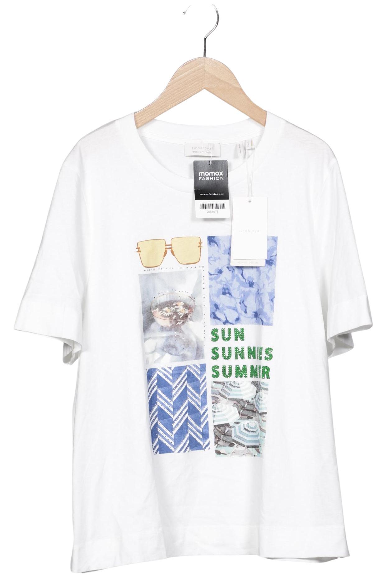 

Rich & Royal Damen T-Shirt, weiß, Gr. 42
