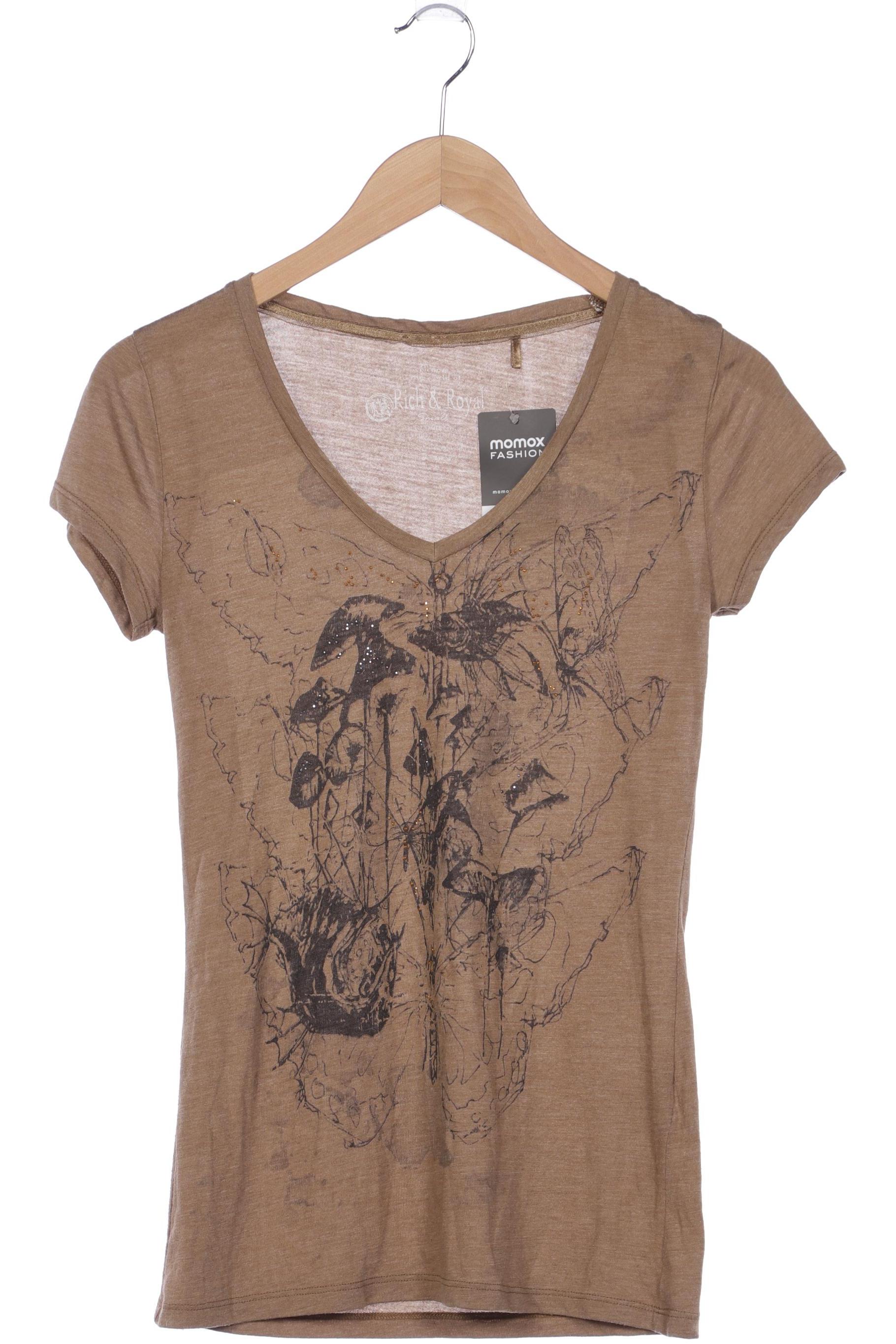 

Rich & Royal Damen T-Shirt, braun, Gr. 36