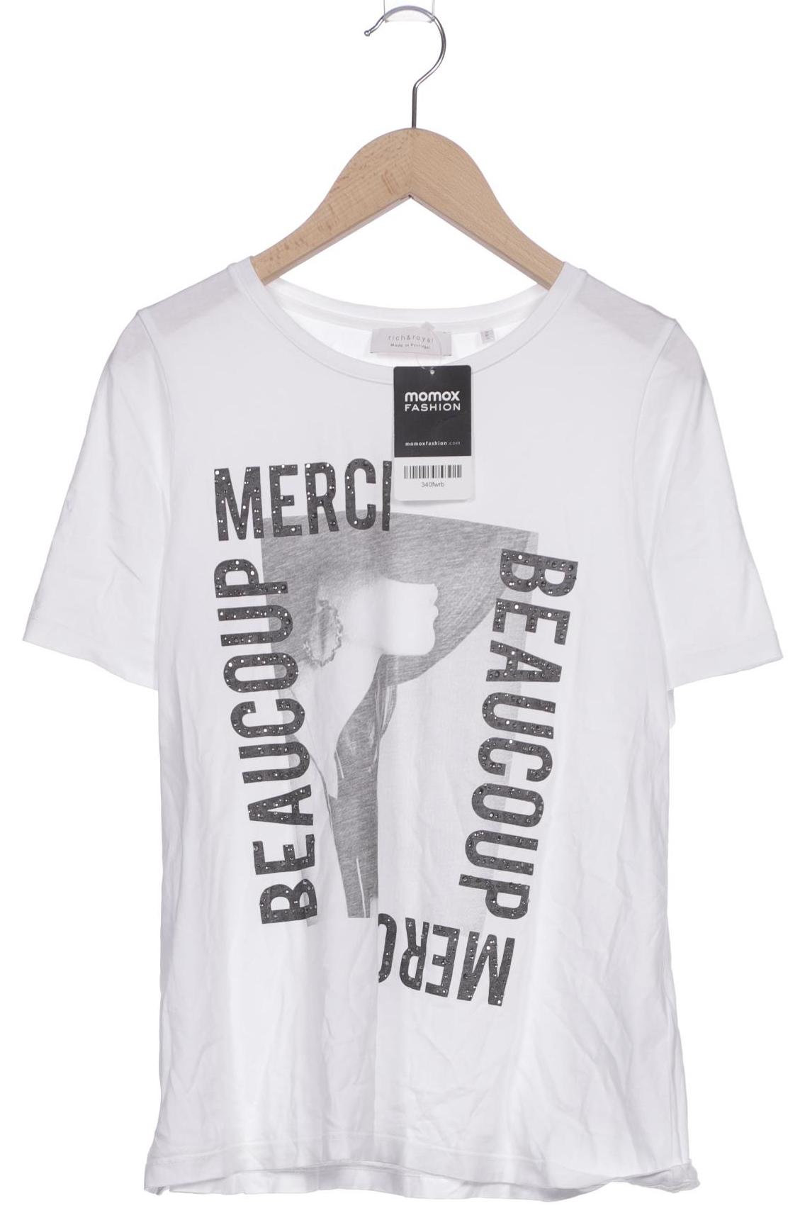 

Rich & Royal Damen T-Shirt, weiß, Gr. 36