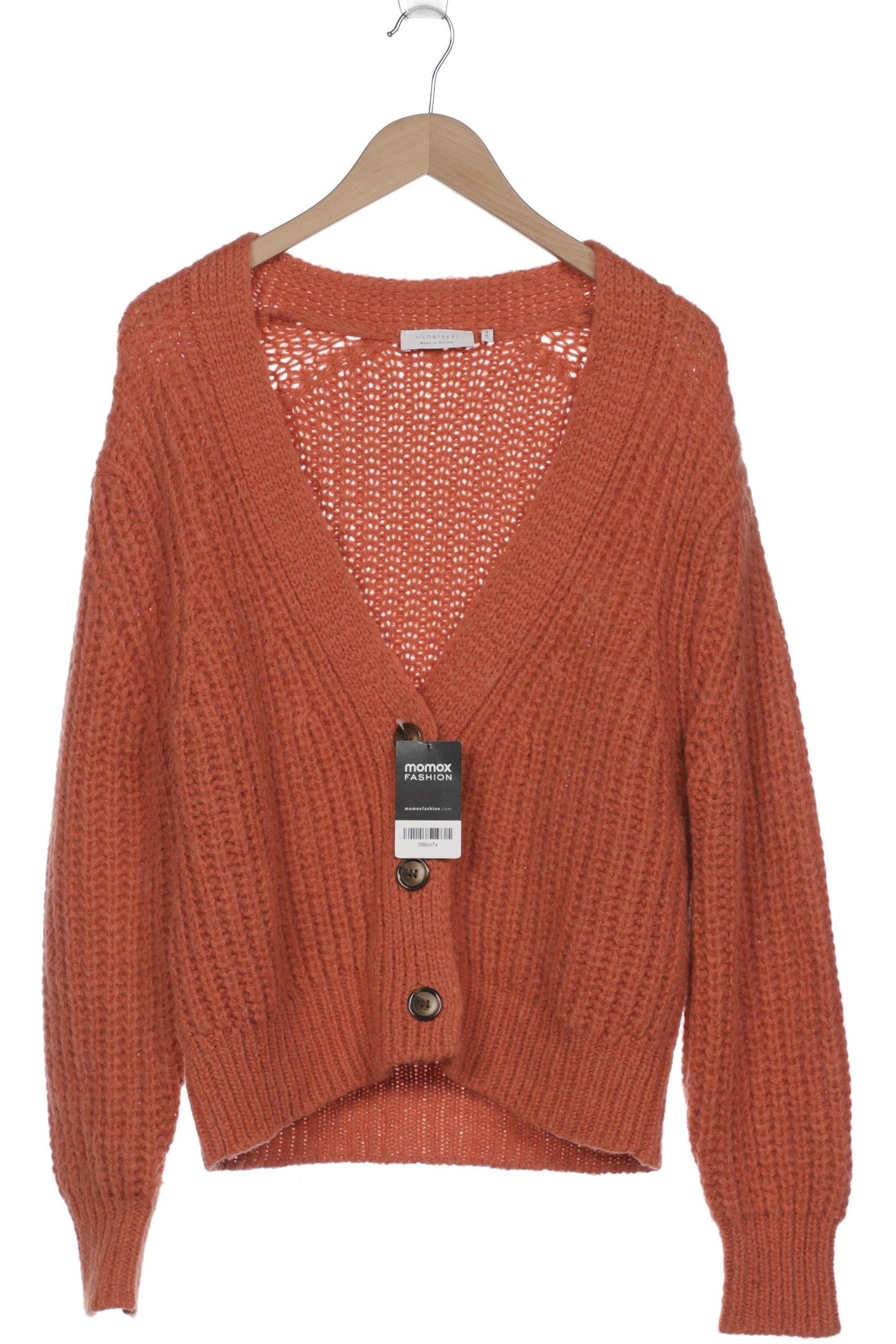 

Rich & Royal Damen Strickjacke, orange, Gr. 34