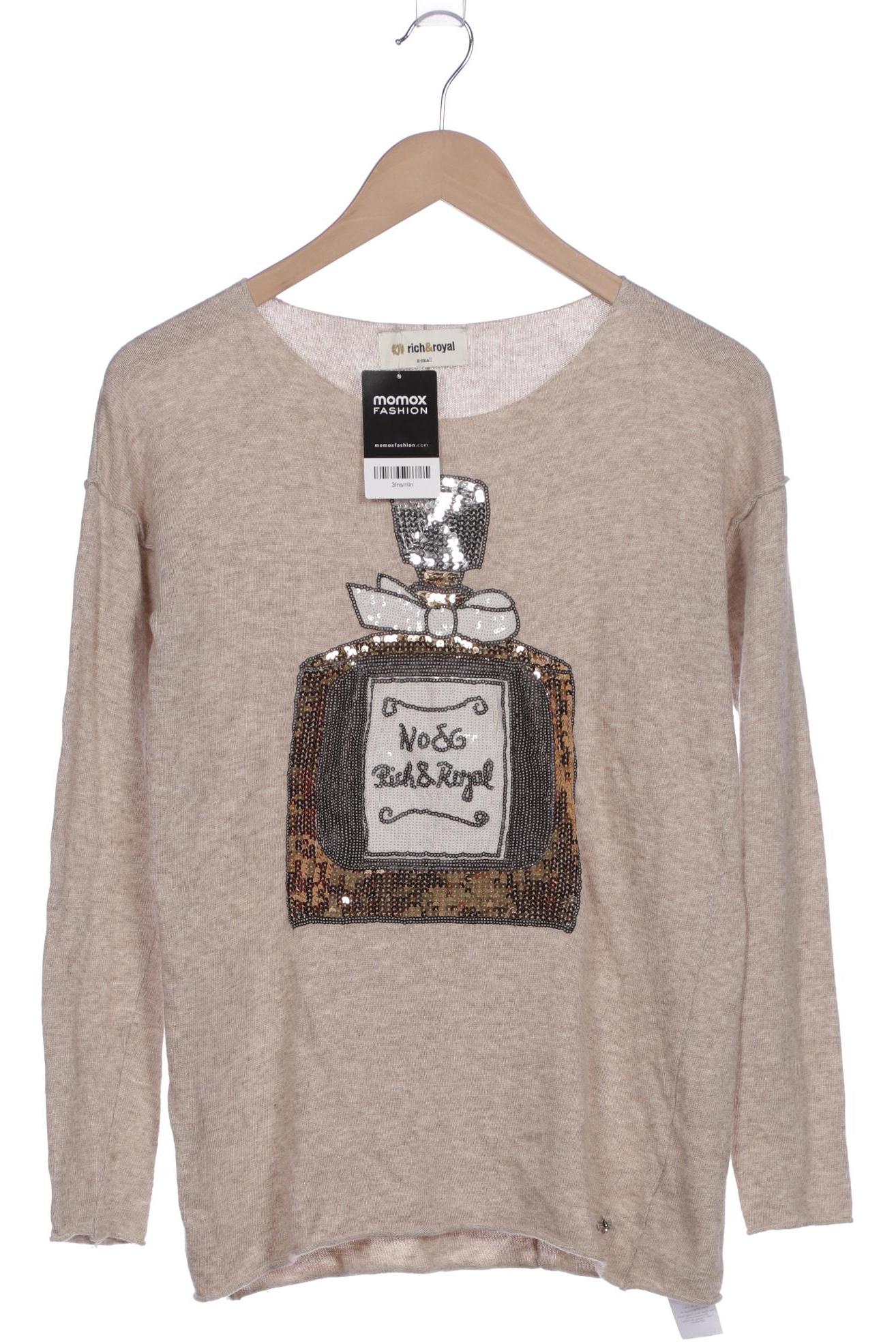 

Rich & Royal Damen Pullover, beige, Gr. 34