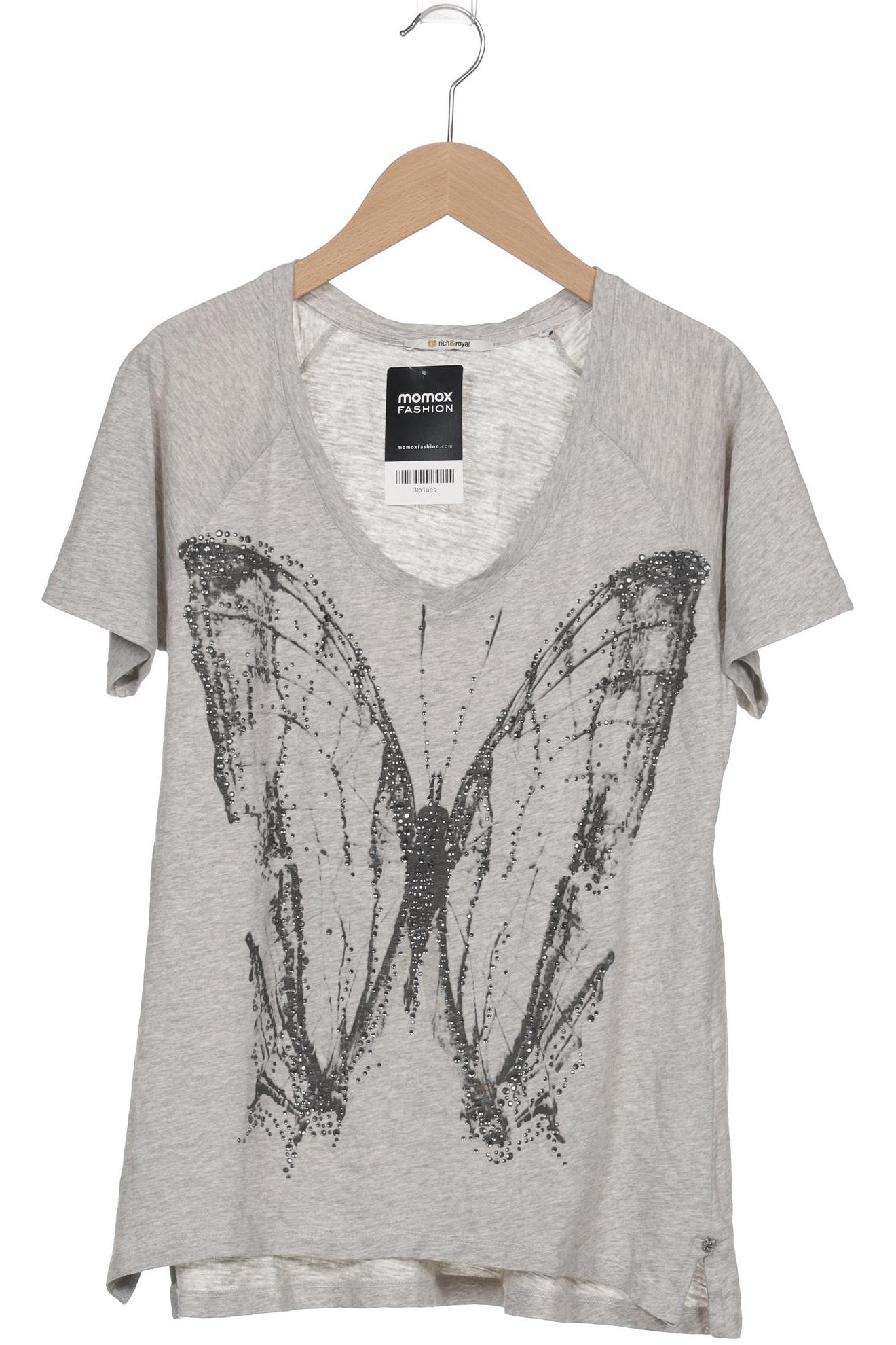 

Rich & Royal Damen T-Shirt, grau, Gr. 36