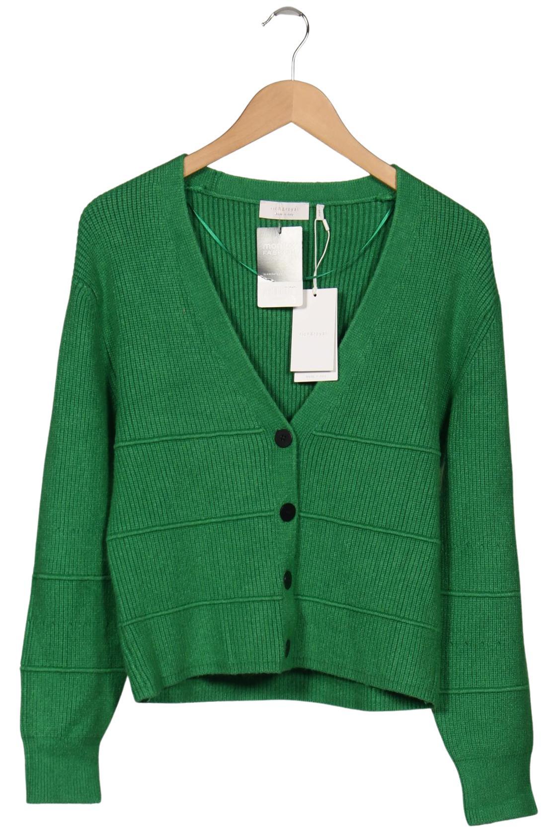 

Rich & Royal Damen Strickjacke, grün, Gr. 34