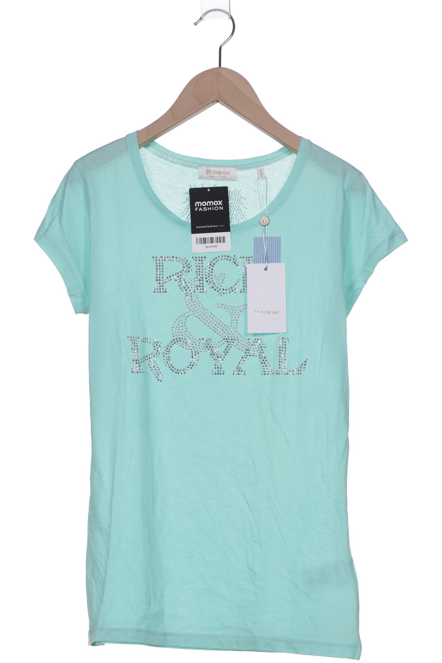 

Rich & Royal Damen T-Shirt, türkis, Gr. 38