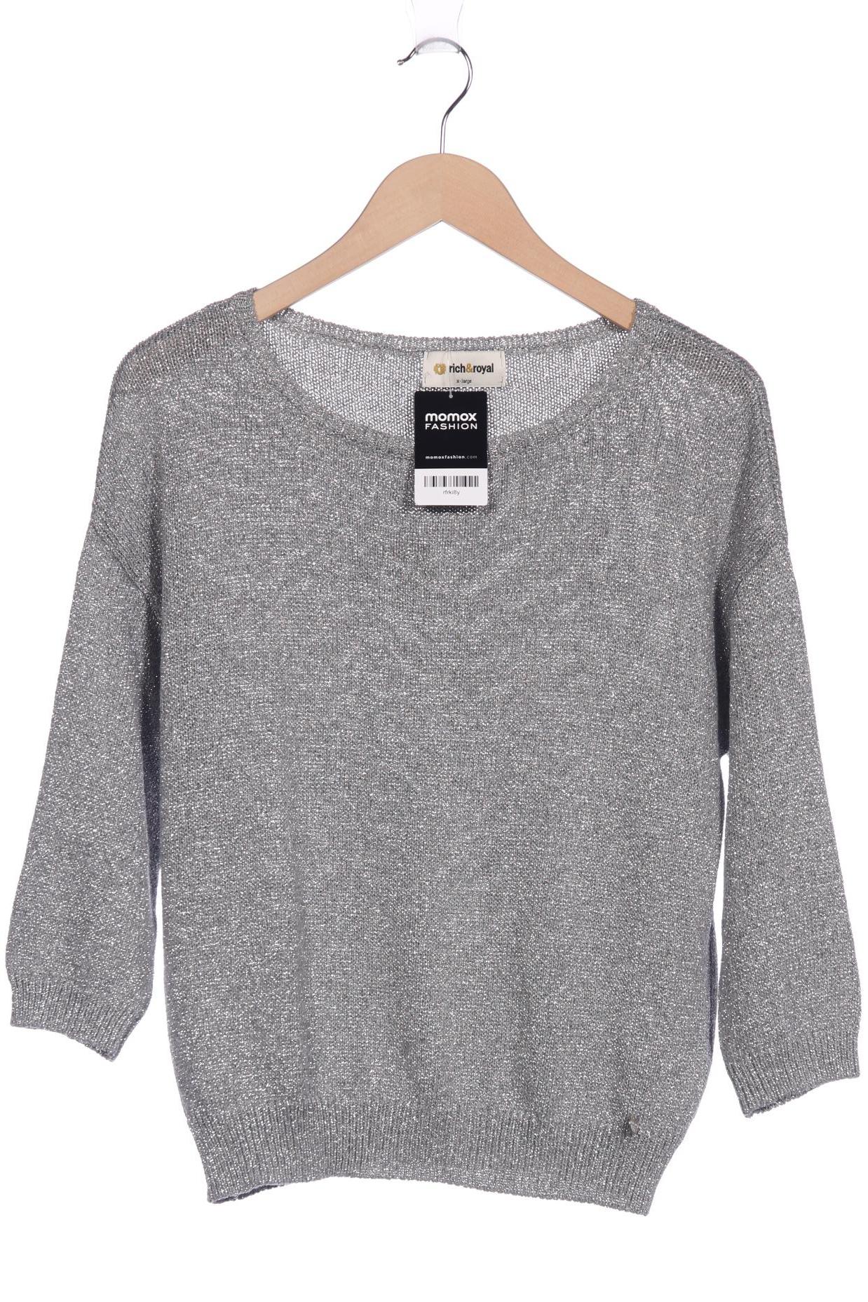 

Rich & Royal Damen Pullover, silber, Gr. 44