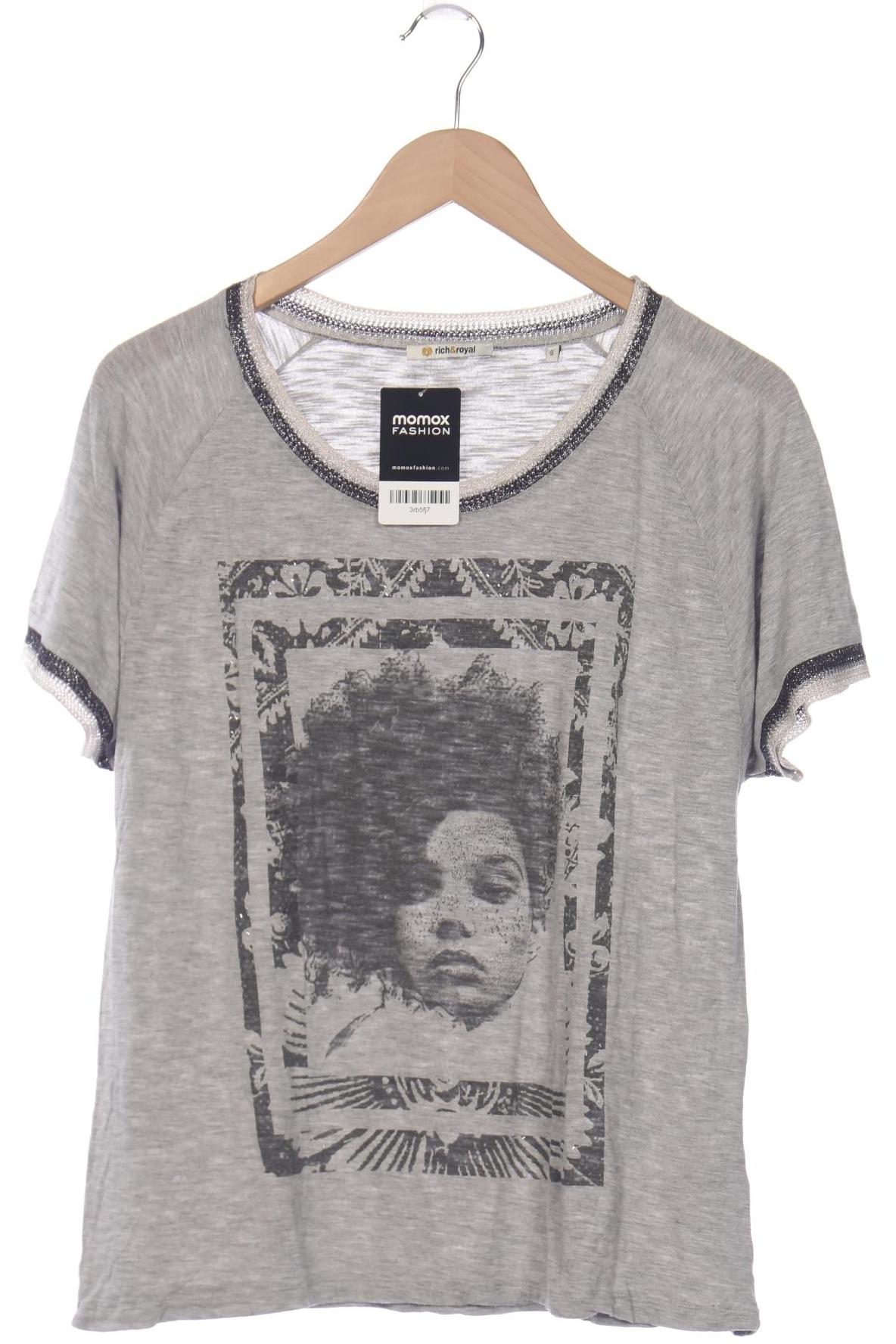 

Rich & Royal Damen T-Shirt, grau, Gr. 42