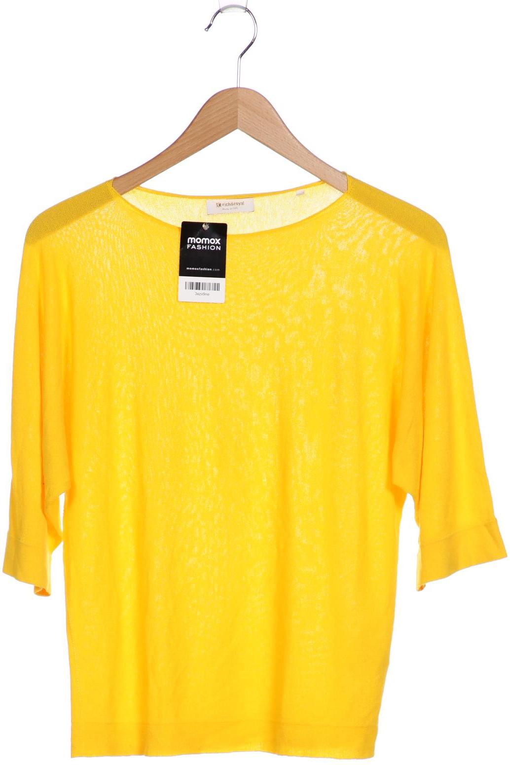 

Rich & Royal Damen Pullover, gelb, Gr. 36
