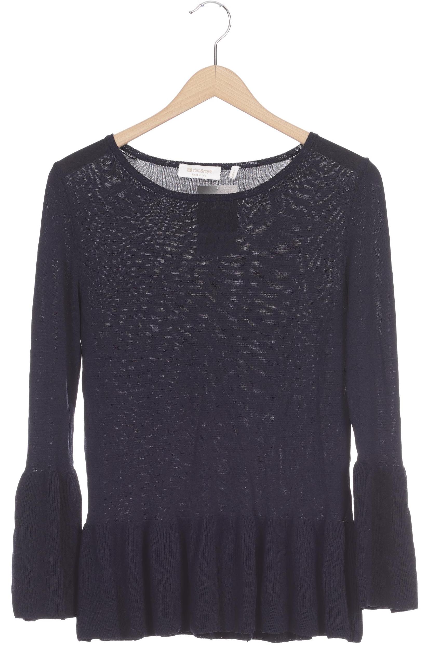 

Rich & Royal Damen Bluse, blau, Gr.