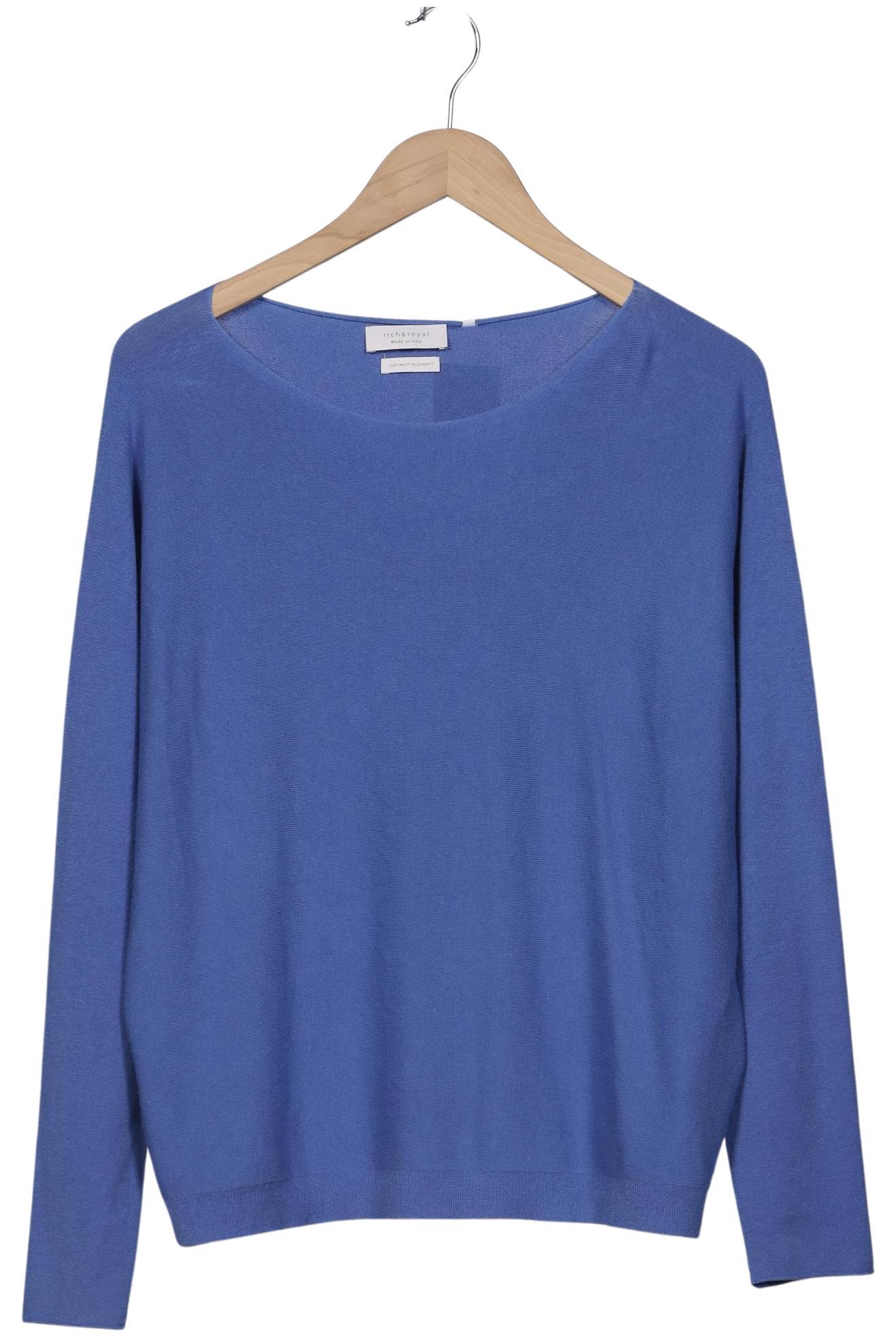 

Rich & Royal Damen Pullover, blau, Gr. 34