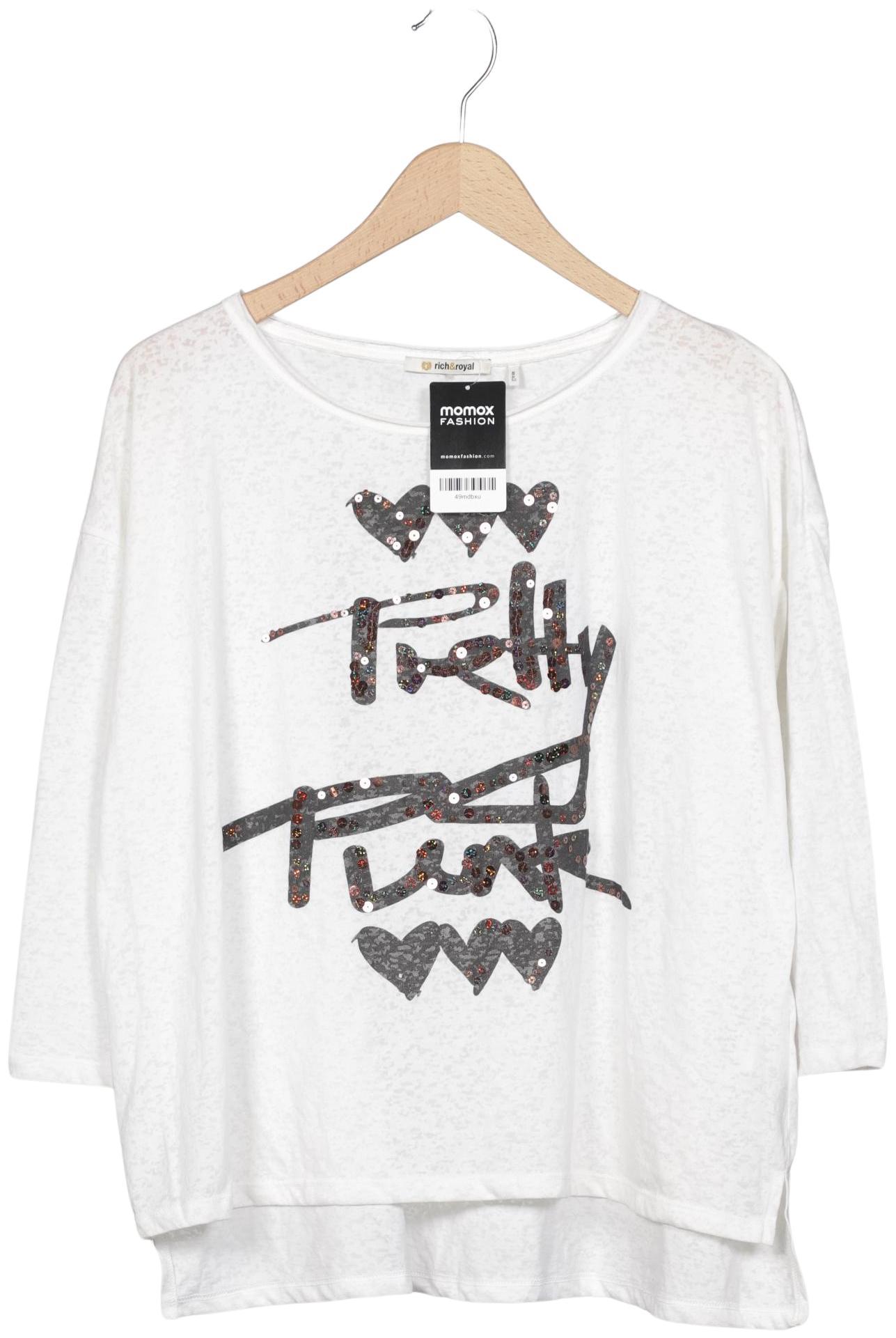 

Rich & Royal Damen Langarmshirt, weiß, Gr. 36