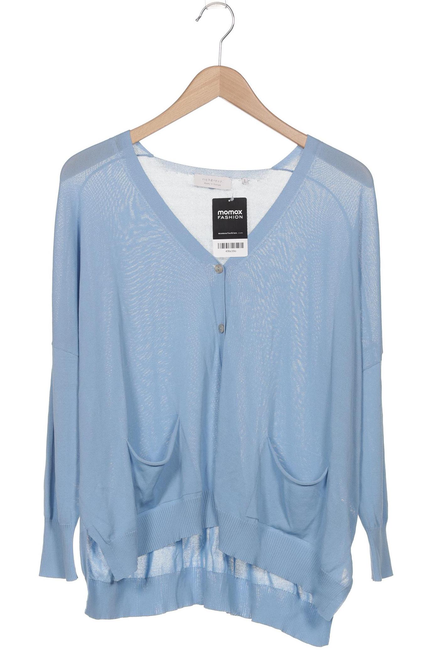 

Rich & Royal Damen Strickjacke, hellblau, Gr. 38