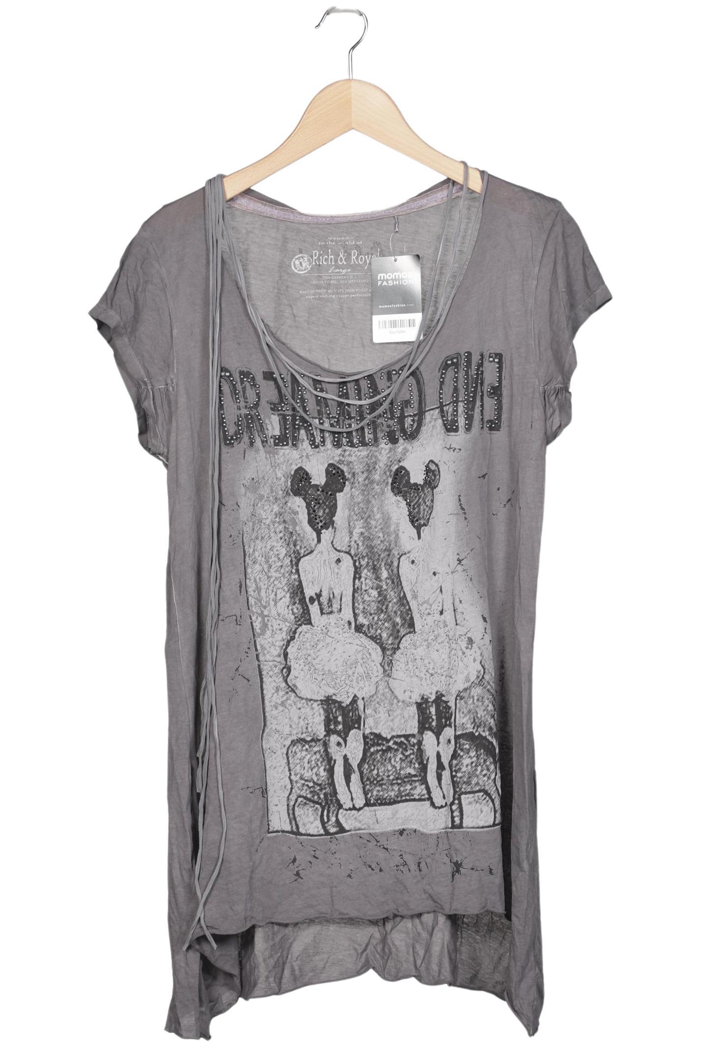 

Rich & Royal Damen T-Shirt, grau, Gr. 42