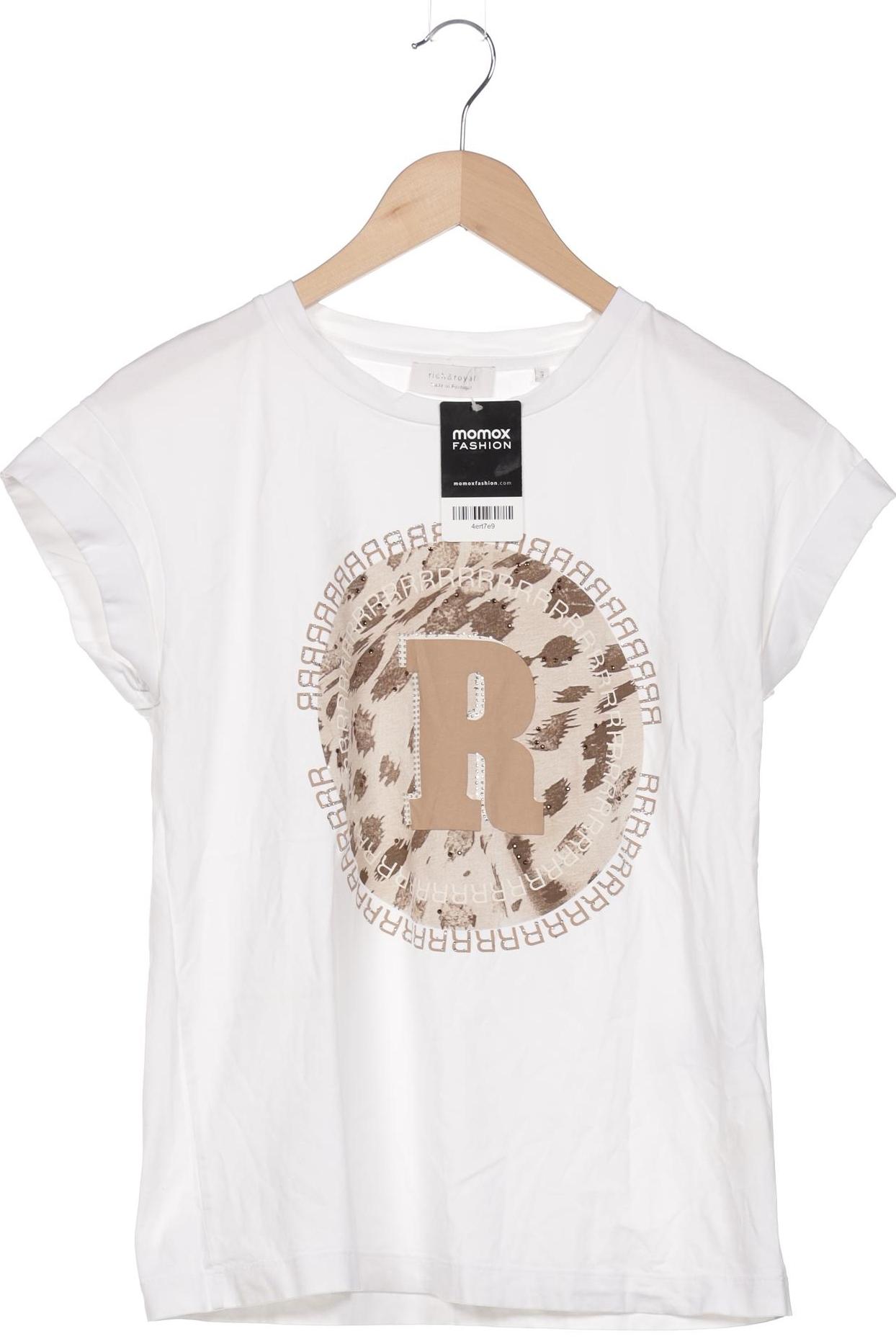 

Rich & Royal Damen T-Shirt, weiß, Gr. 36