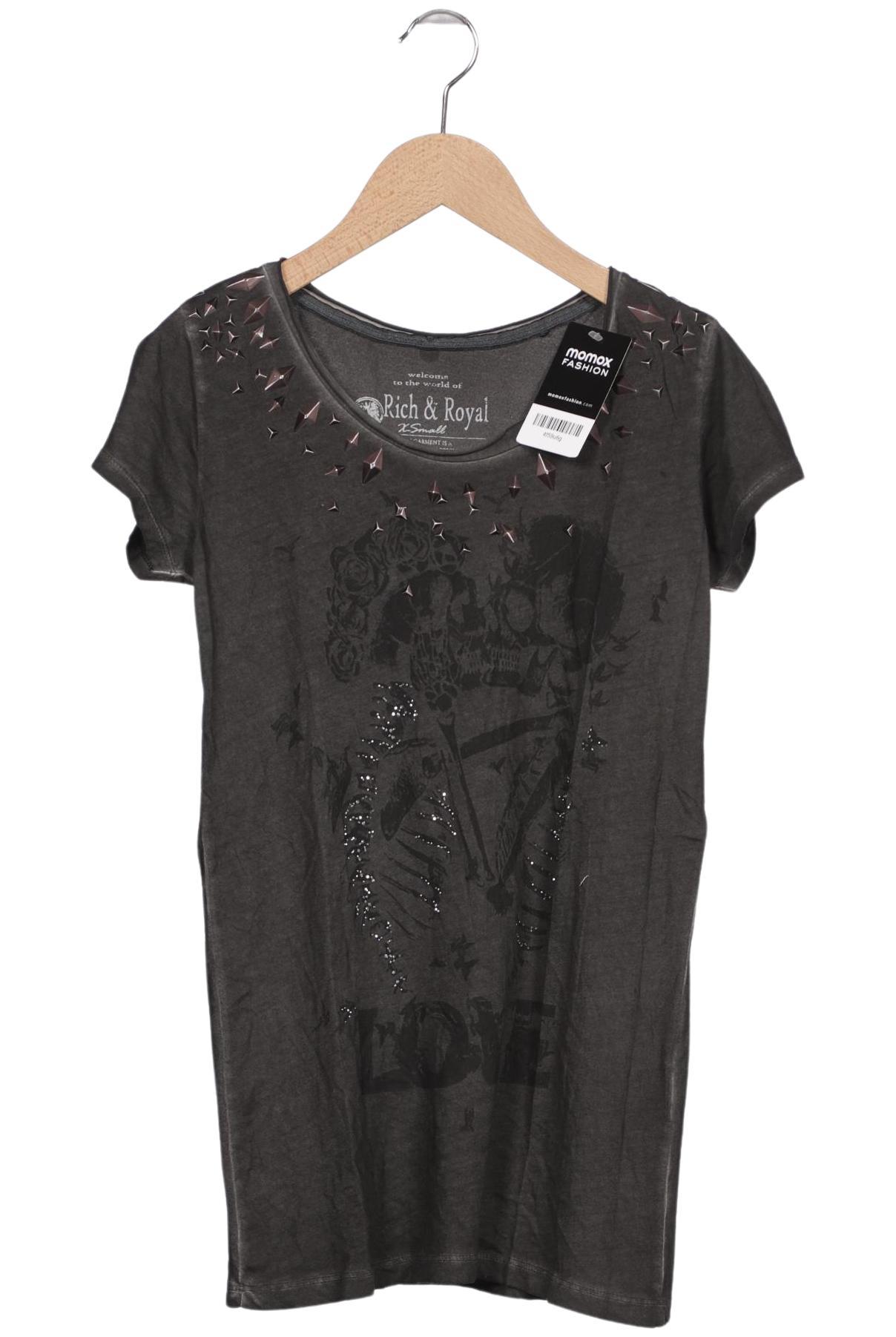 

Rich & Royal Damen T-Shirt, grau, Gr. 34