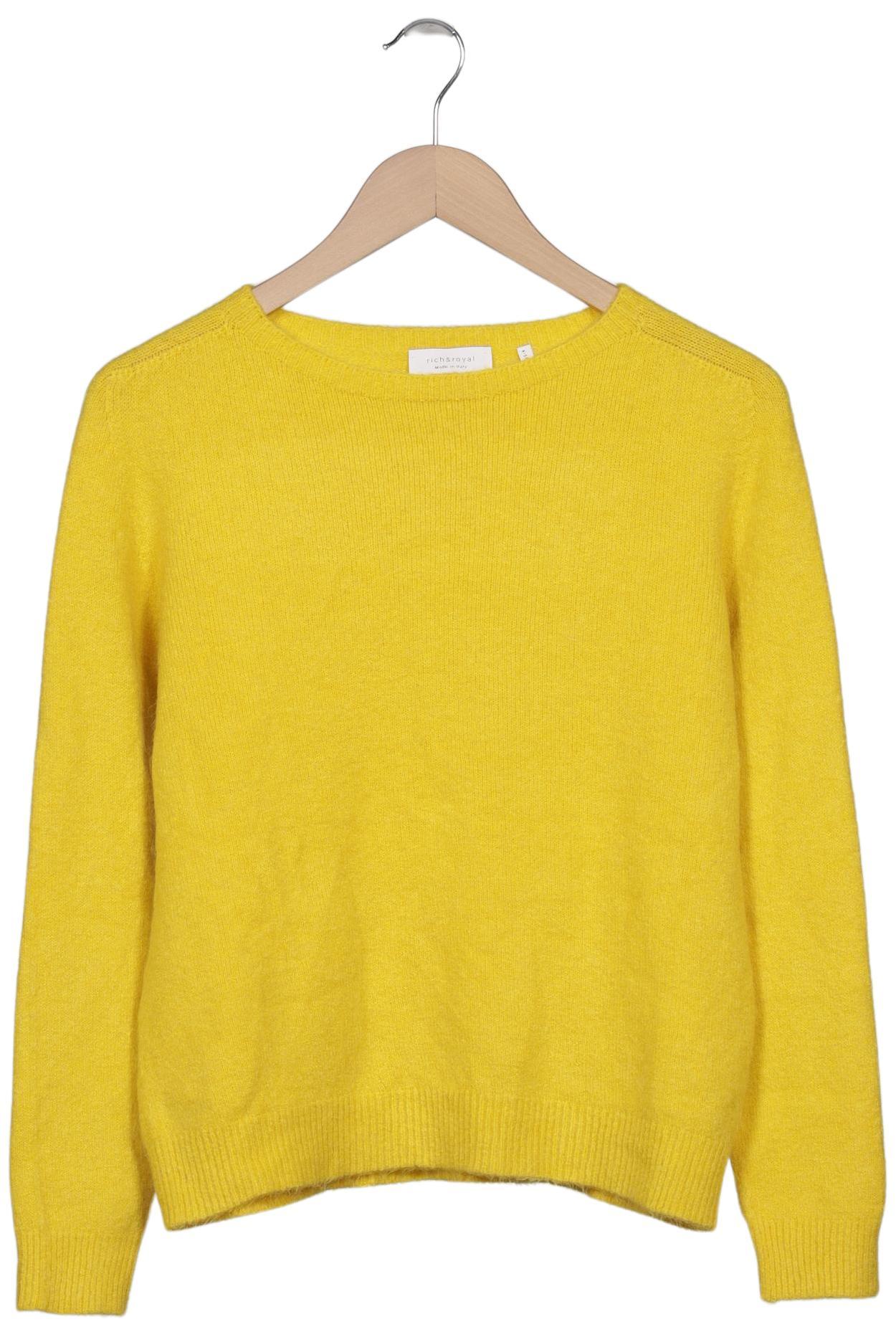 

Rich & Royal Damen Pullover, gelb, Gr. 34