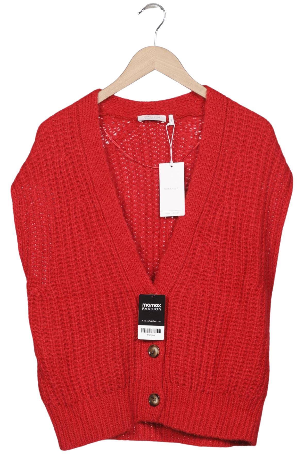 

Rich & Royal Damen Strickjacke, rot, Gr. 36