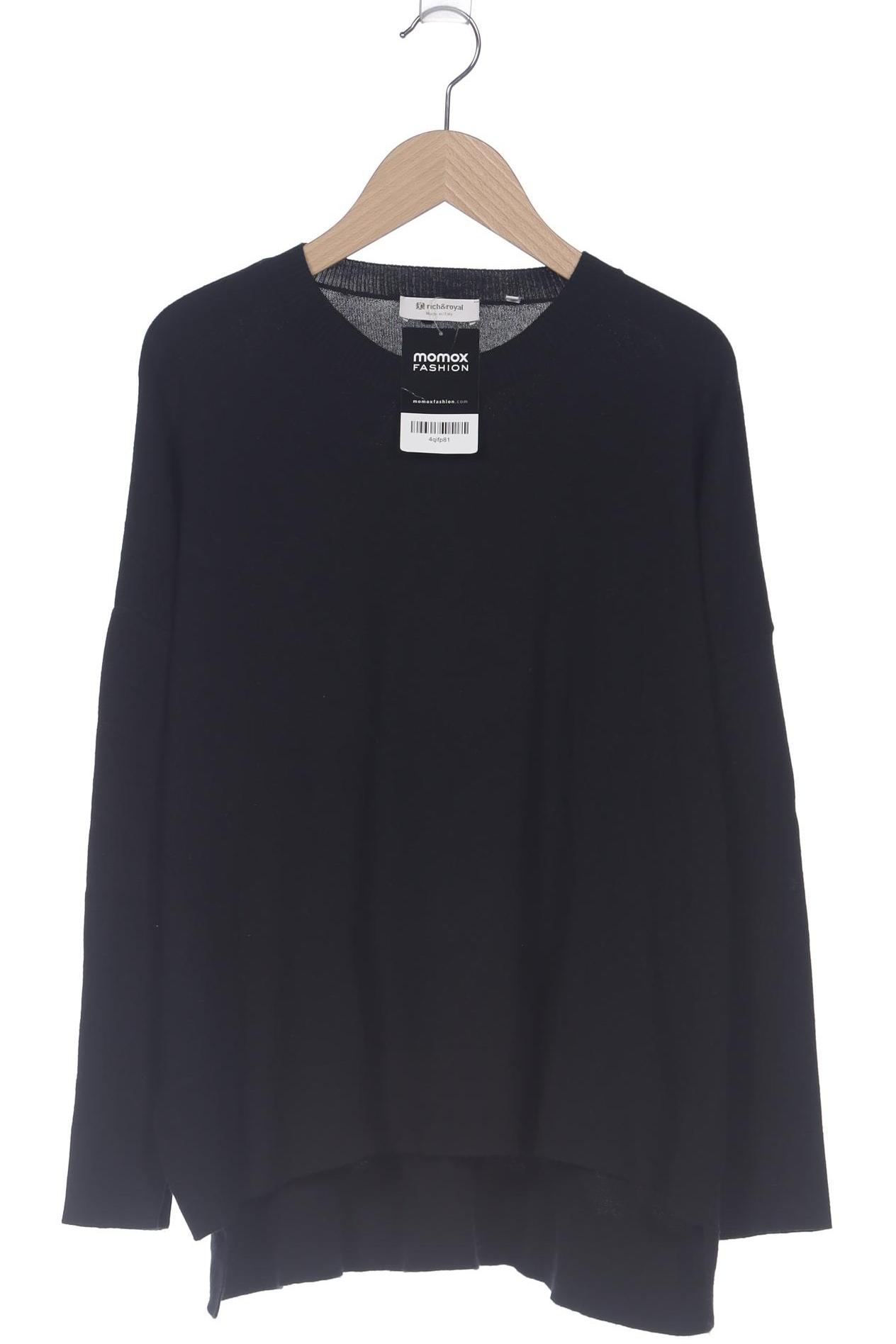 

Rich & Royal Damen Pullover, schwarz, Gr. 34