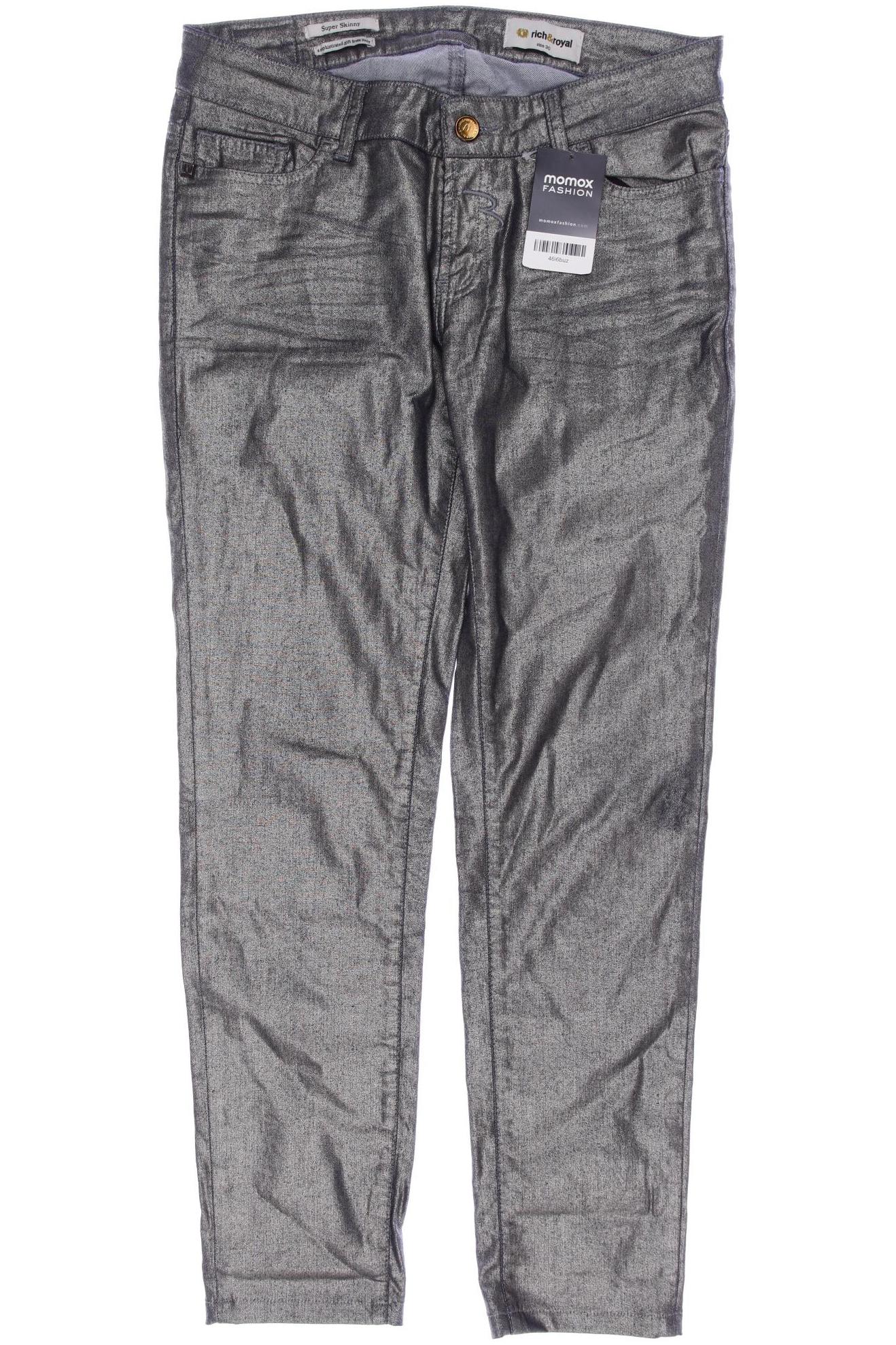 

Rich & Royal Damen Stoffhose, silber, Gr. 40