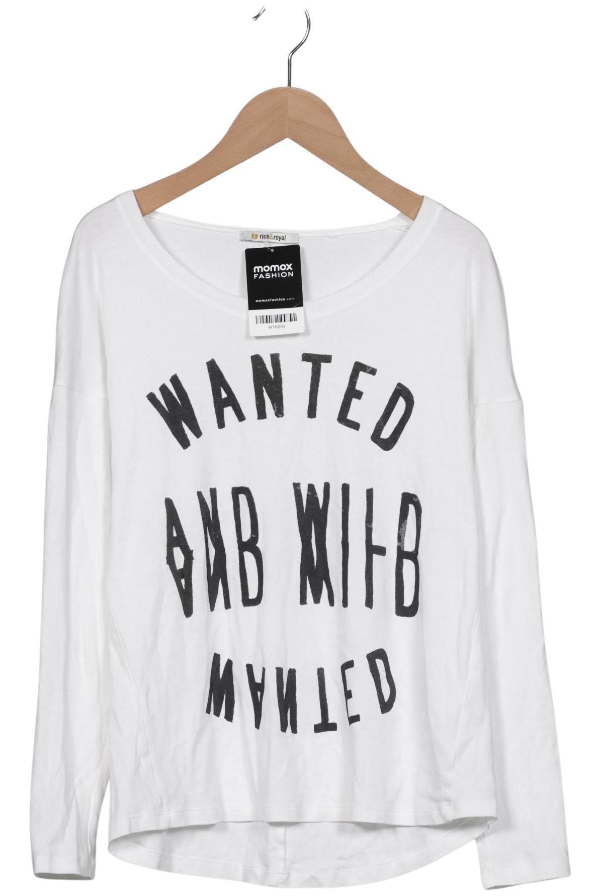

Rich & Royal Damen Langarmshirt, weiß, Gr. 36