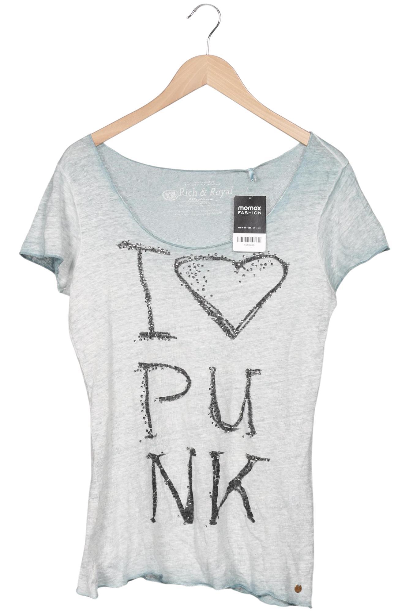 

Rich & Royal Damen T-Shirt, hellblau, Gr. 38