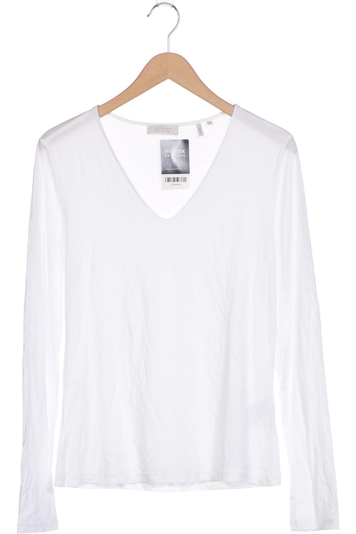 

Rich & Royal Damen Langarmshirt, weiß, Gr. 42