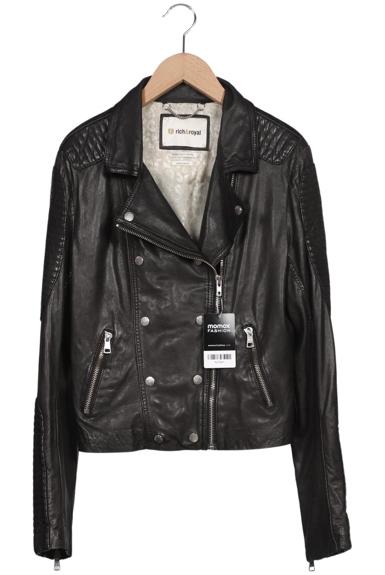 

Rich & Royal Damen Jacke, schwarz, Gr. 40