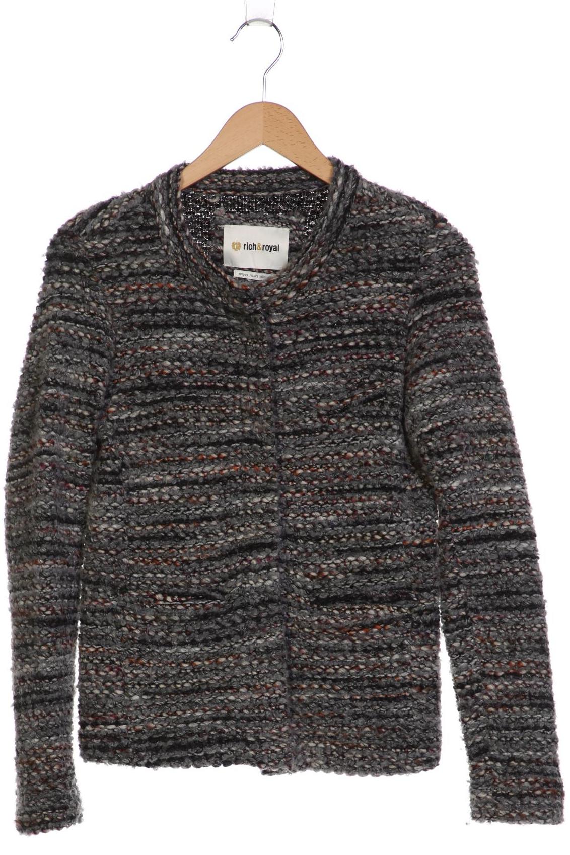 

Rich & Royal Damen Strickjacke, grau, Gr. 36