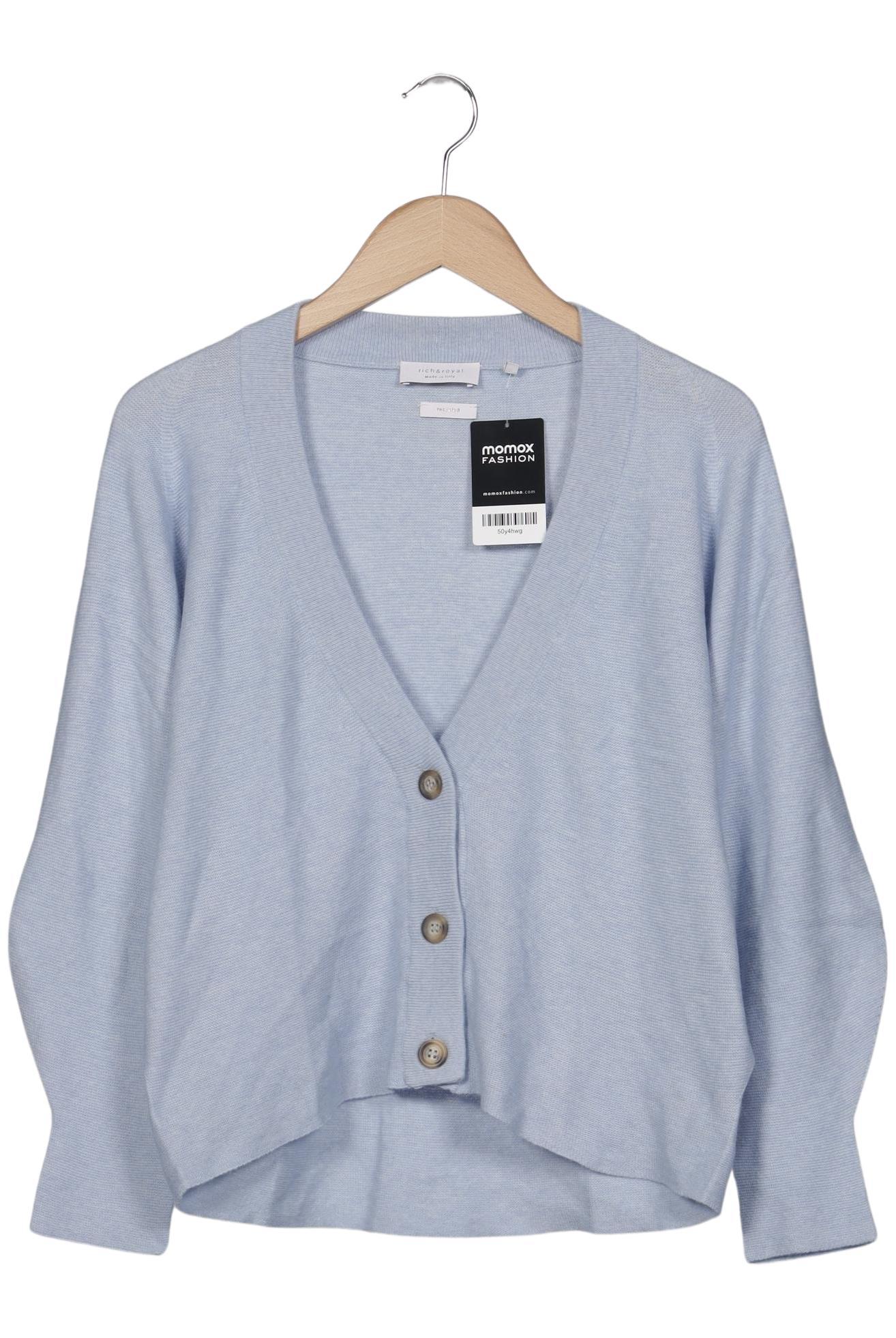 

Rich & Royal Damen Strickjacke, hellblau, Gr. 38