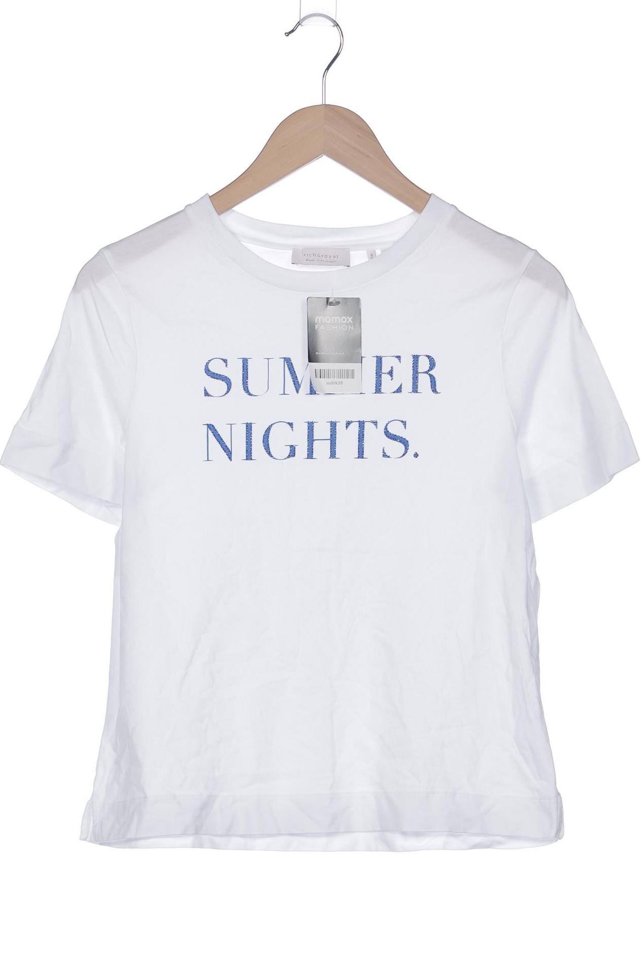 

Rich & Royal Damen T-Shirt, weiß, Gr. 36