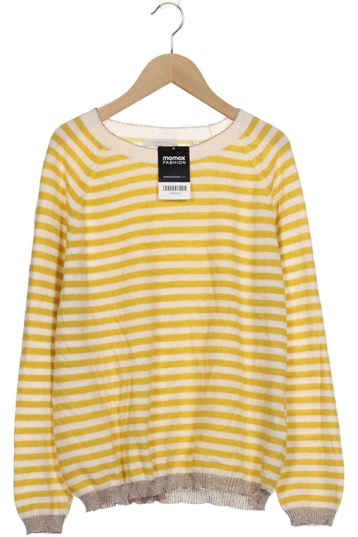 

Rich & Royal Damen Pullover, gelb, Gr. 38