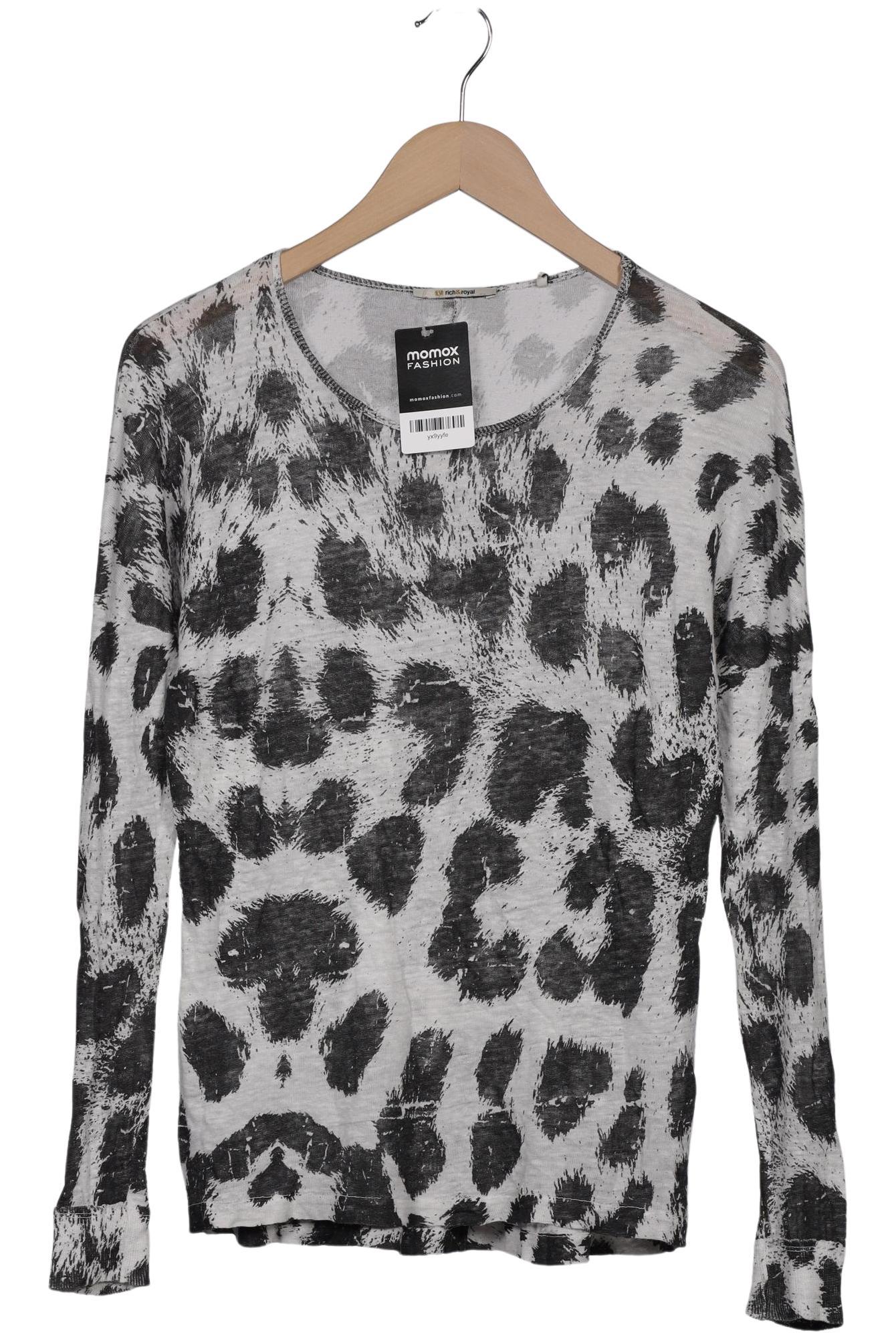 

Rich & Royal Damen Langarmshirt, grau, Gr. 34