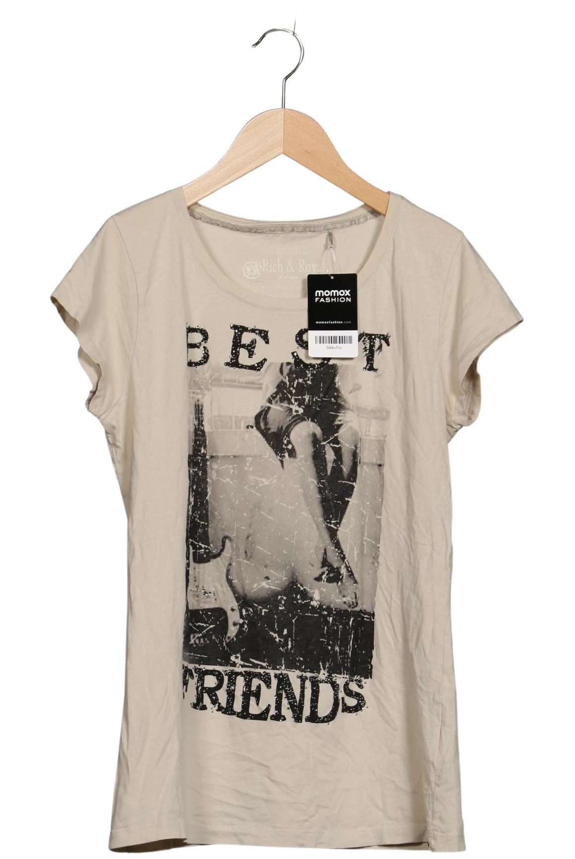 

Rich & Royal Damen T-Shirt, beige, Gr. 42