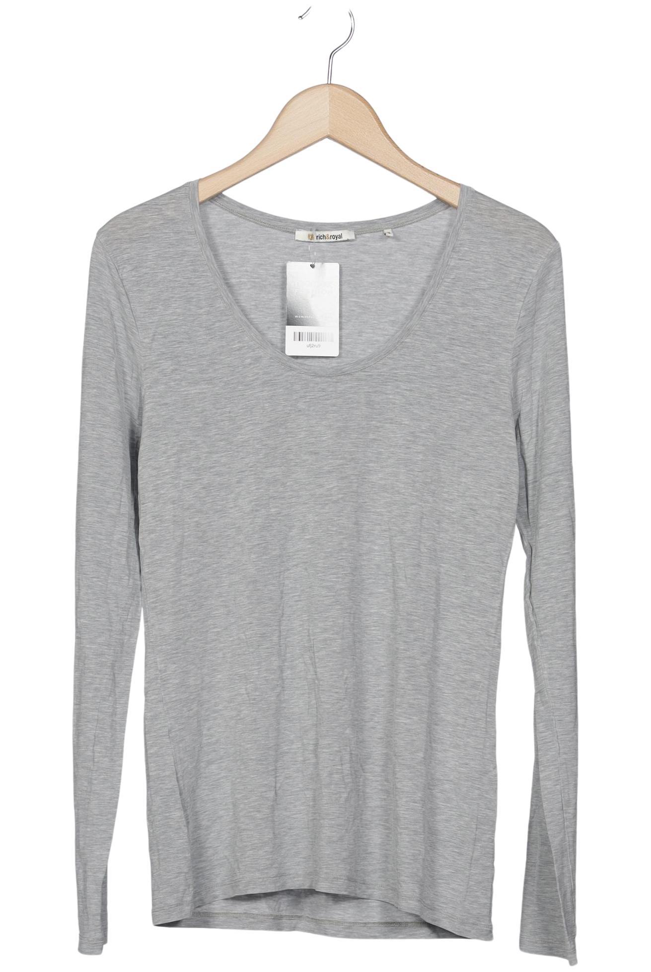 

Rich & Royal Damen Langarmshirt, grau, Gr. 44