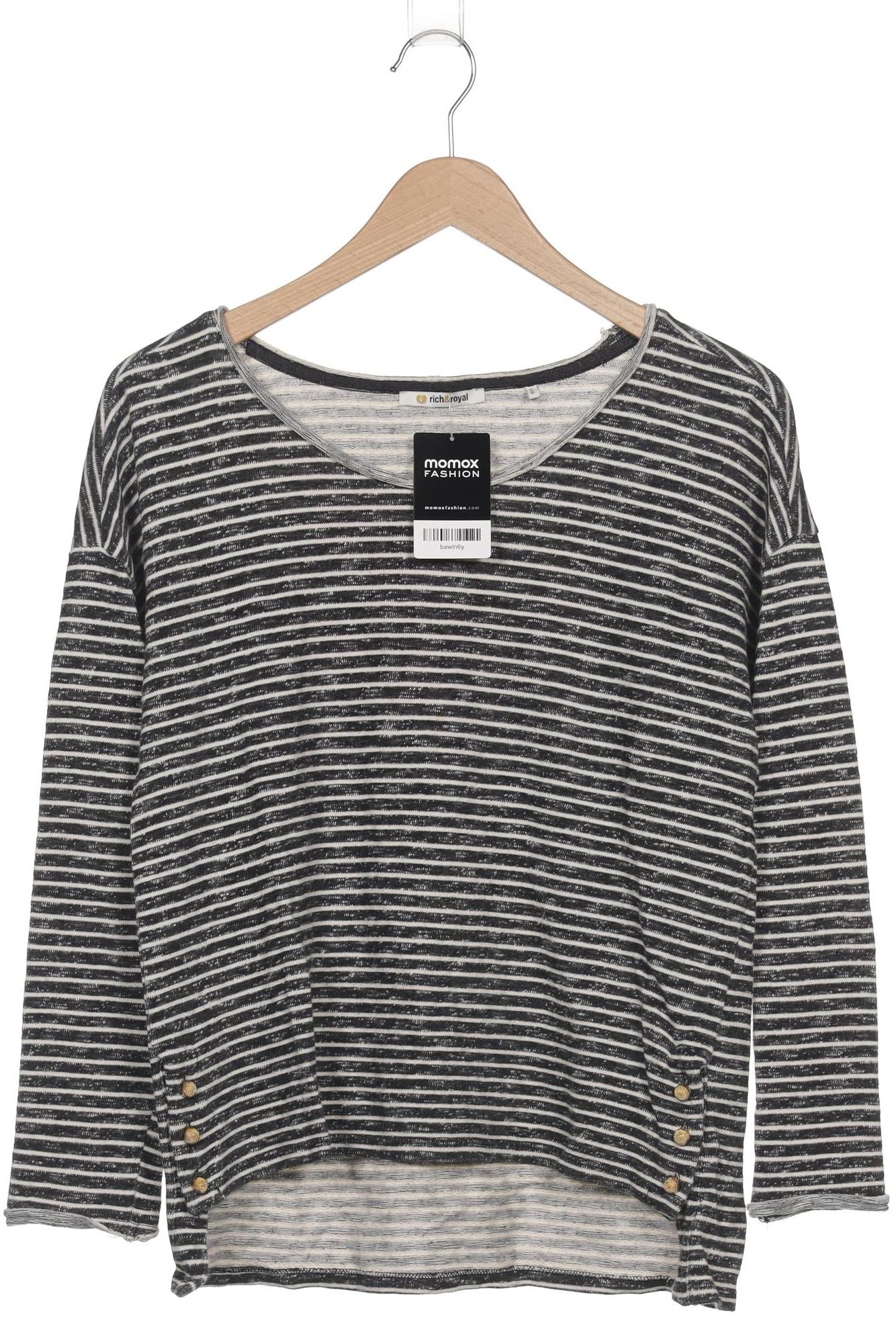 

Rich & Royal Damen Langarmshirt, grau, Gr. 44