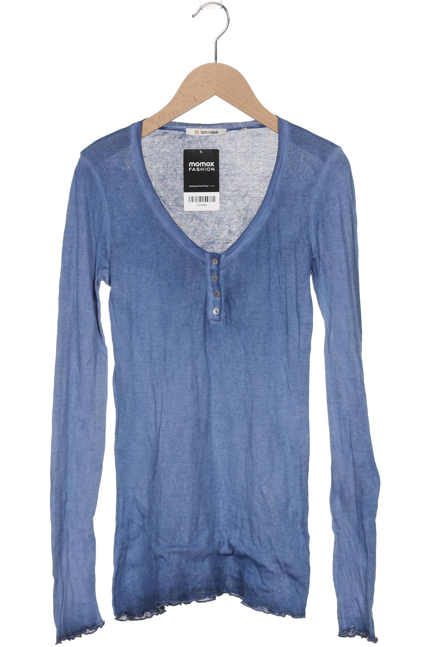 

Rich & Royal Damen Langarmshirt, blau, Gr. 38