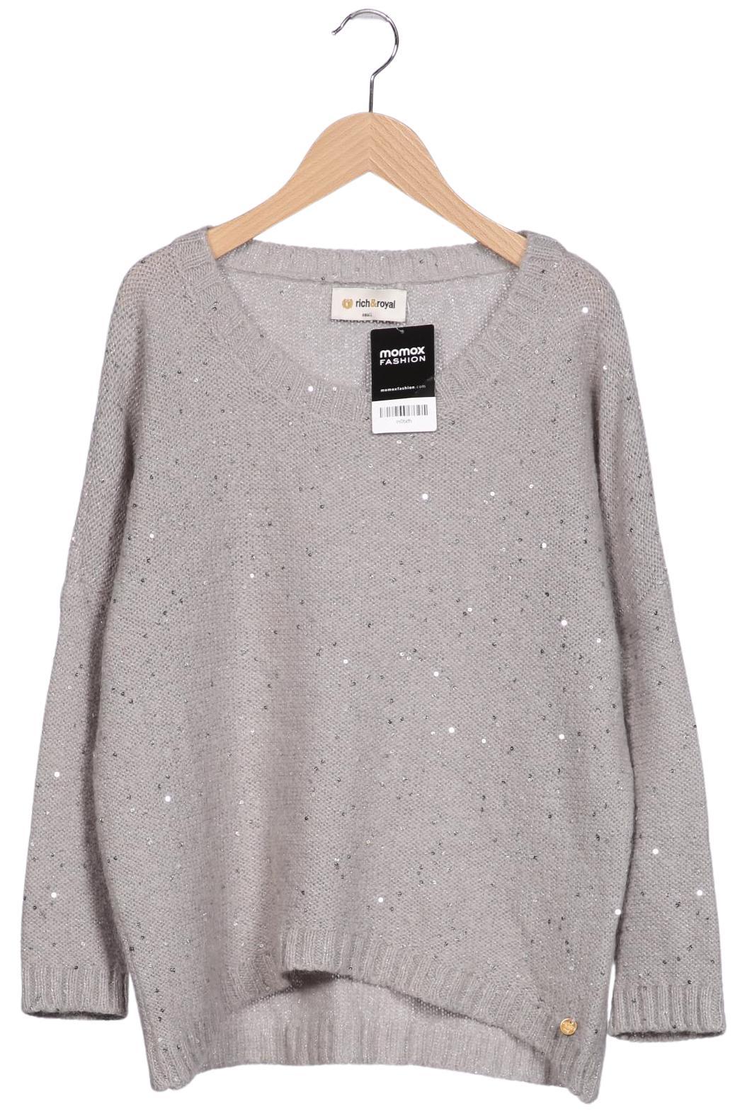 

Rich & Royal Damen Pullover, grau, Gr. 36