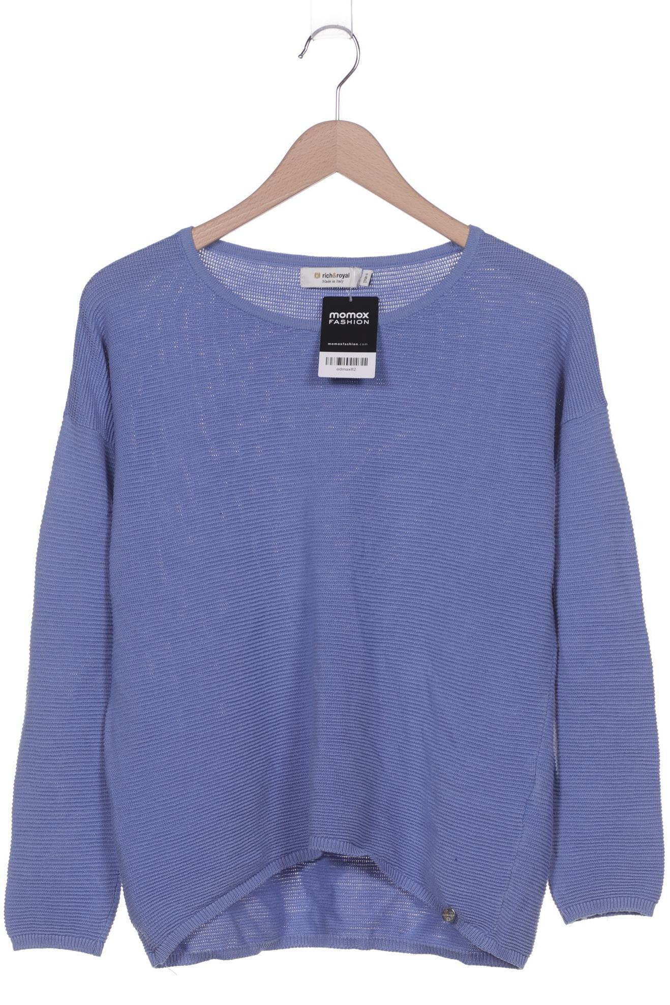 

Rich & Royal Damen Pullover, blau, Gr. 34