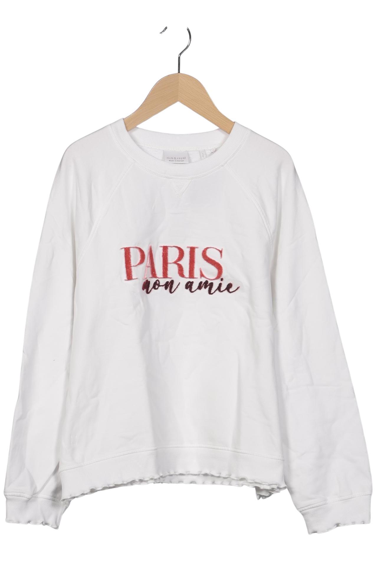 

Rich & Royal Damen Sweatshirt, weiß, Gr. 44