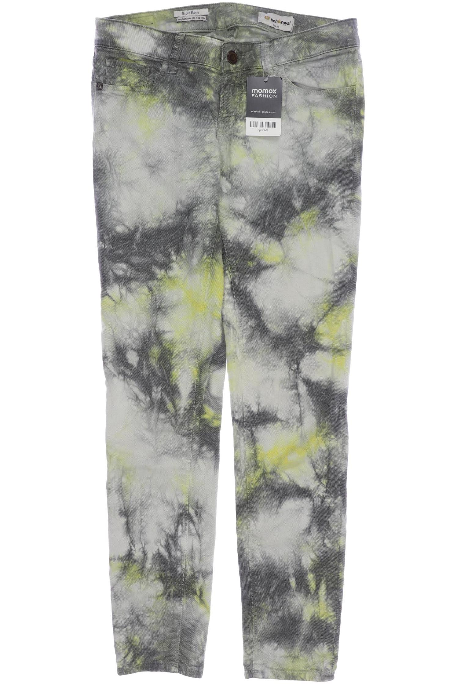 

Rich & Royal Damen Jeans, grün, Gr. 29