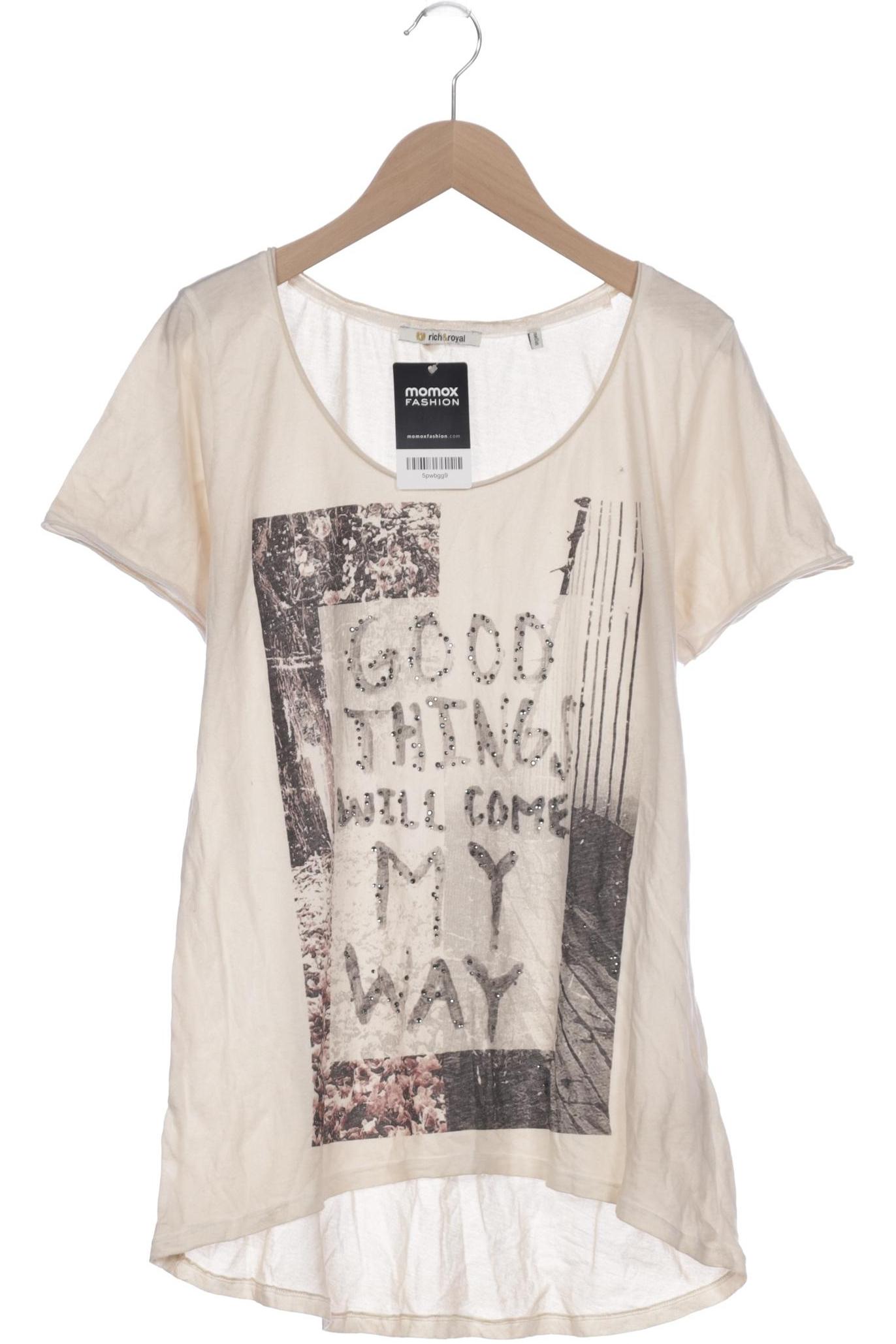 

Rich & Royal Damen T-Shirt, beige, Gr. 38