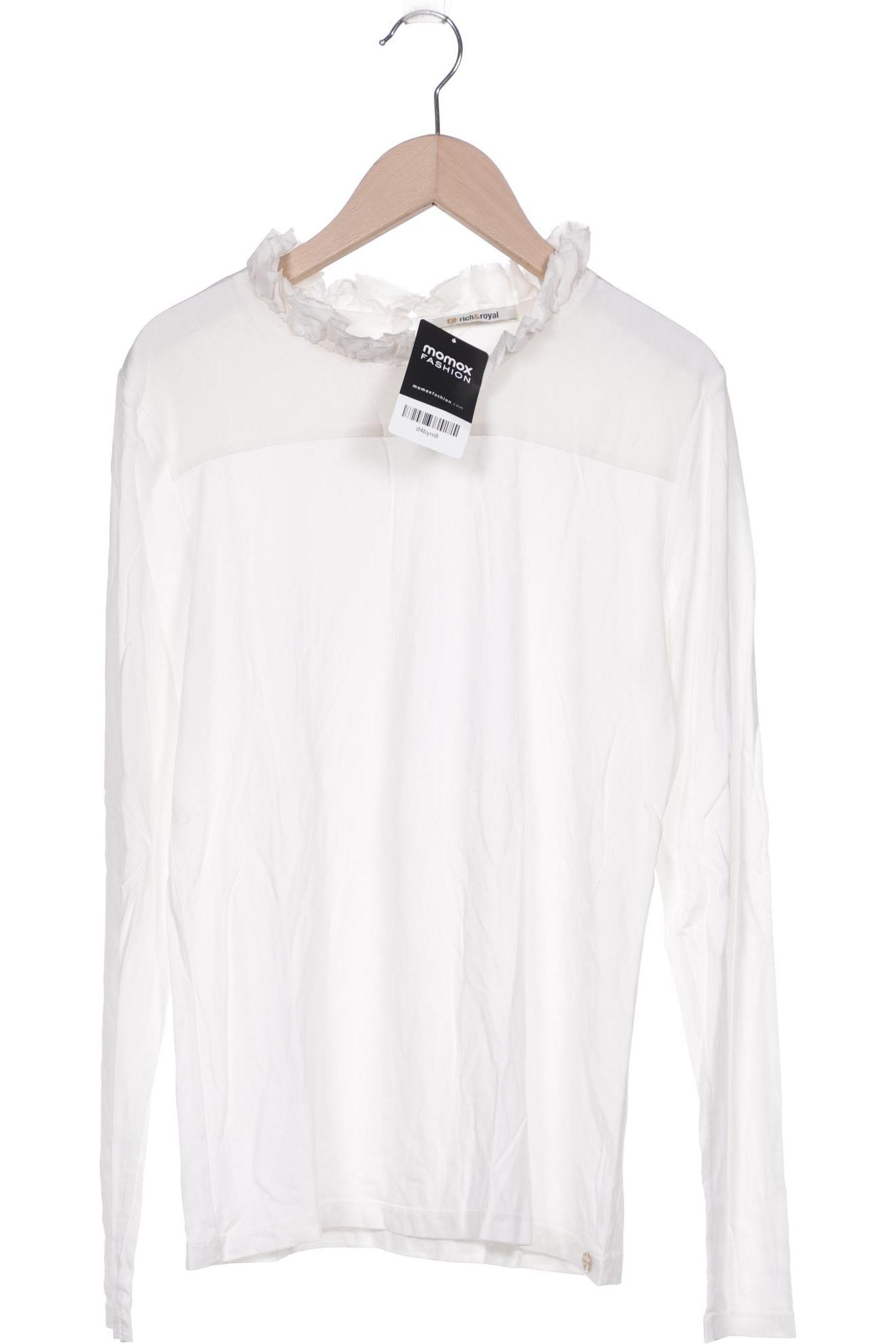 

Rich & Royal Damen Langarmshirt, weiß, Gr. 38