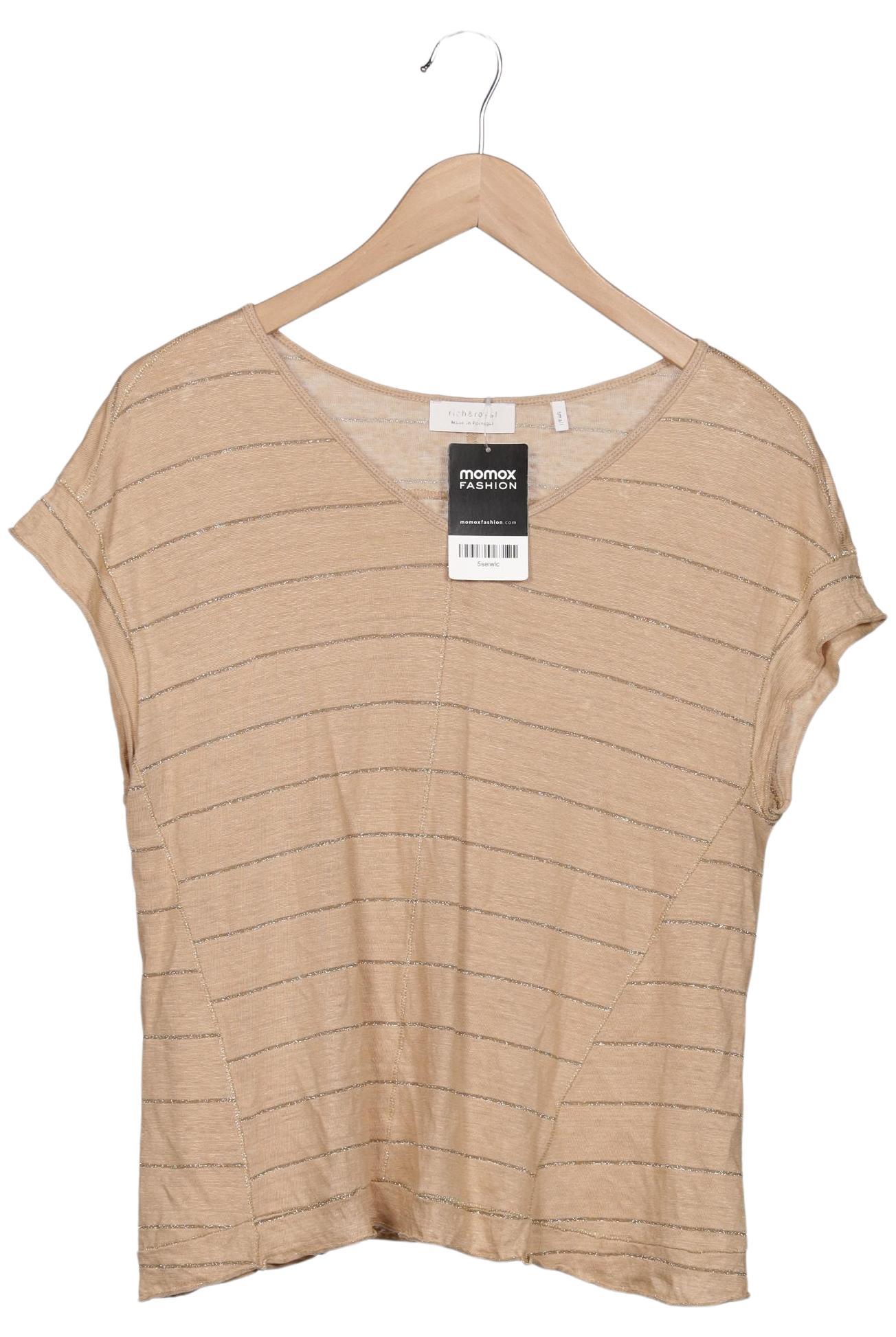 

Rich & Royal Damen T-Shirt, beige, Gr. 36