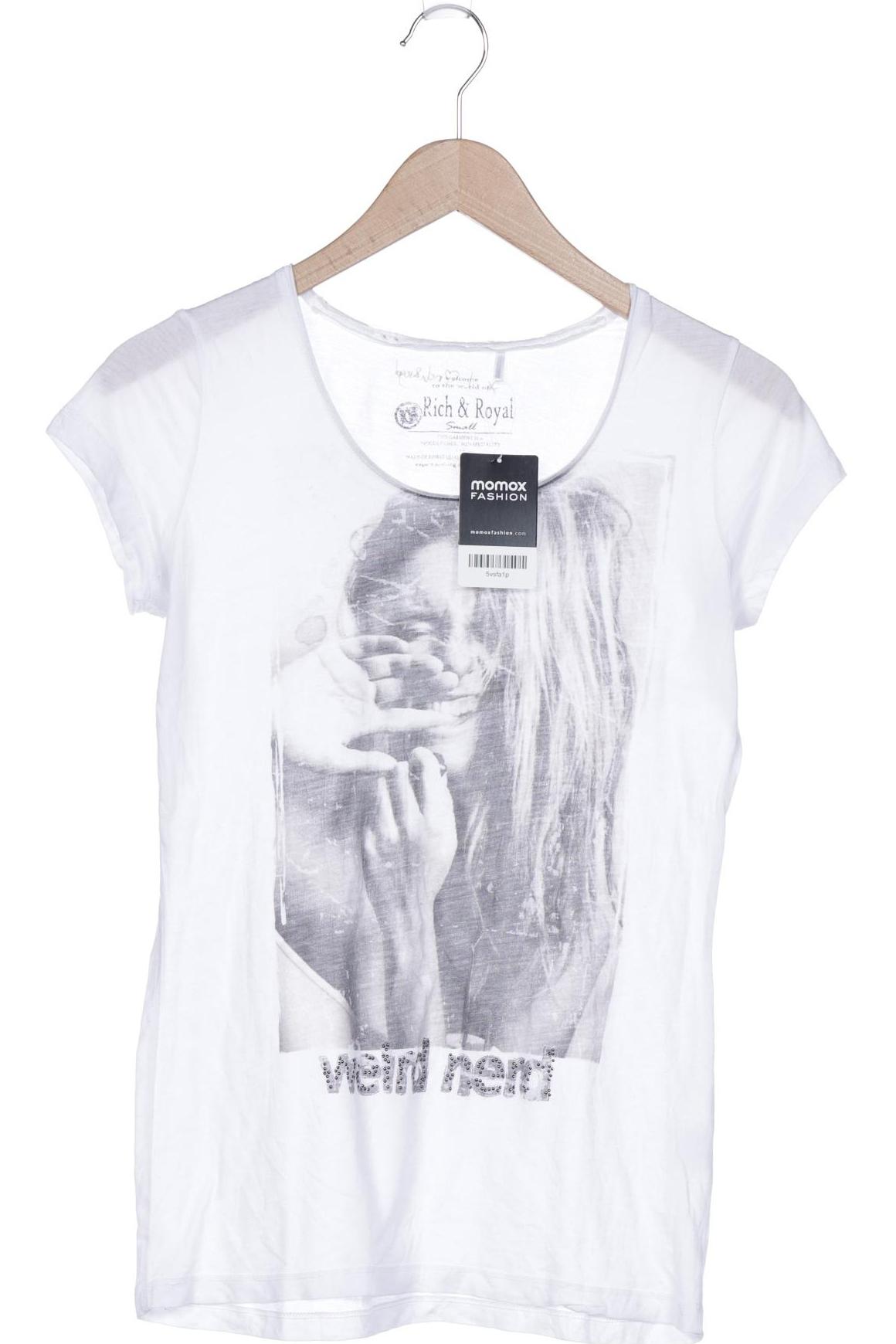 

Rich & Royal Damen T-Shirt, weiß, Gr. 36