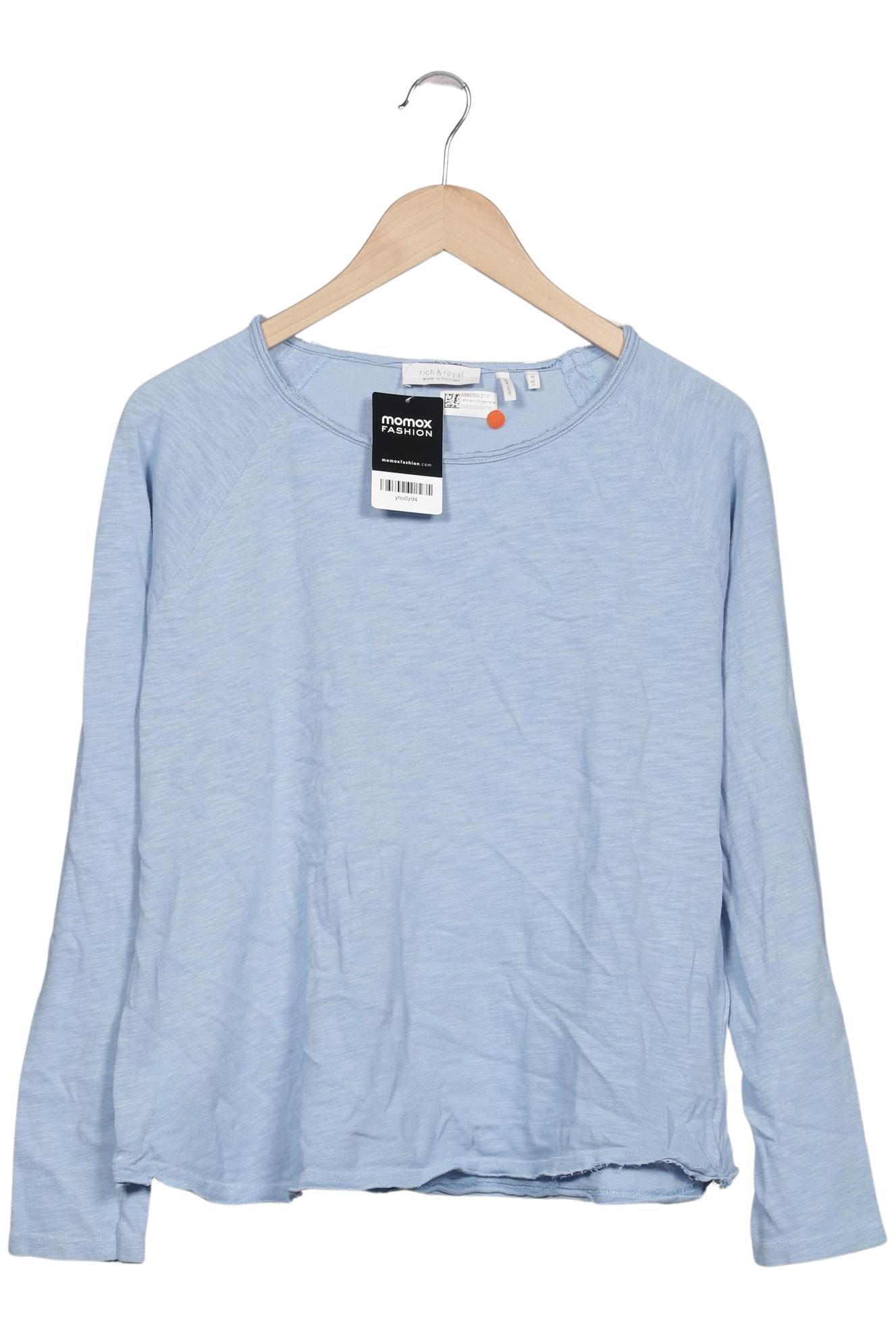

Rich & Royal Damen Langarmshirt, hellblau, Gr. 42
