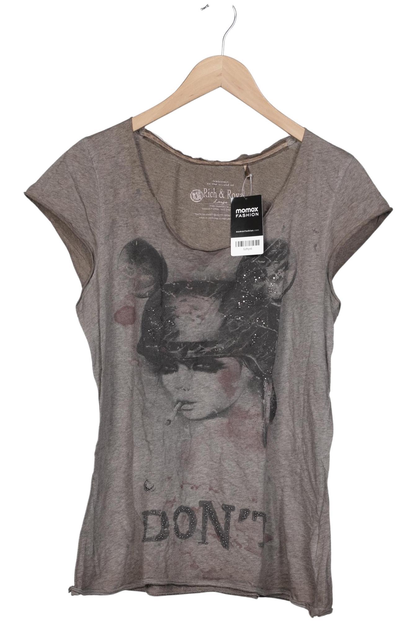 

Rich & Royal Damen T-Shirt, grau, Gr. 42
