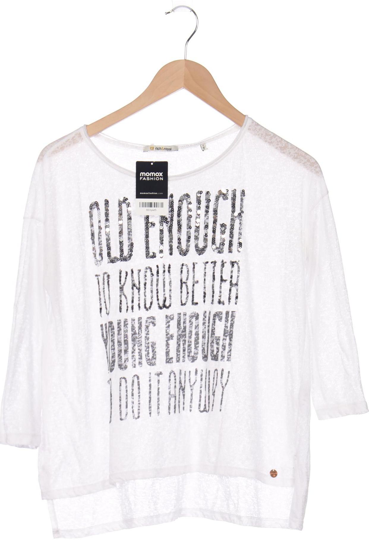 

Rich & Royal Damen Langarmshirt, weiß