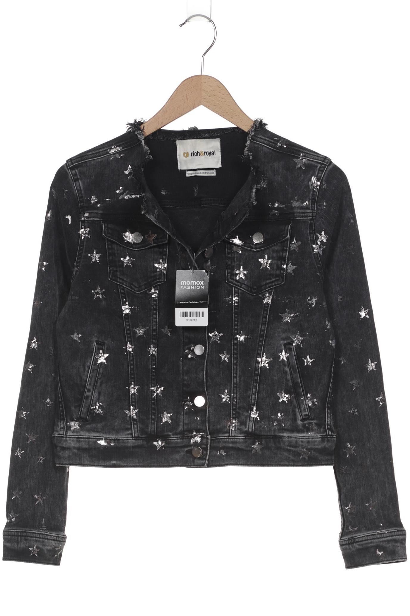 

Rich & Royal Damen Jacke, schwarz, Gr. 38