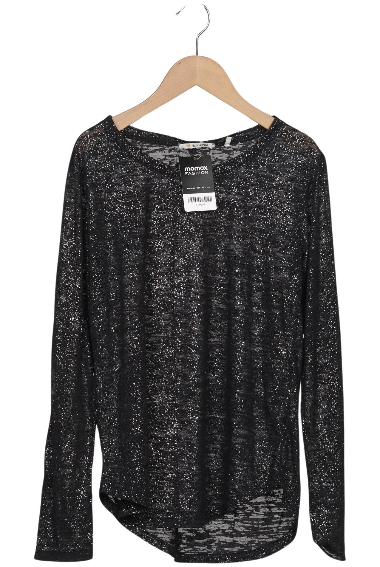 

Rich & Royal Damen Langarmshirt, schwarz, Gr. 36