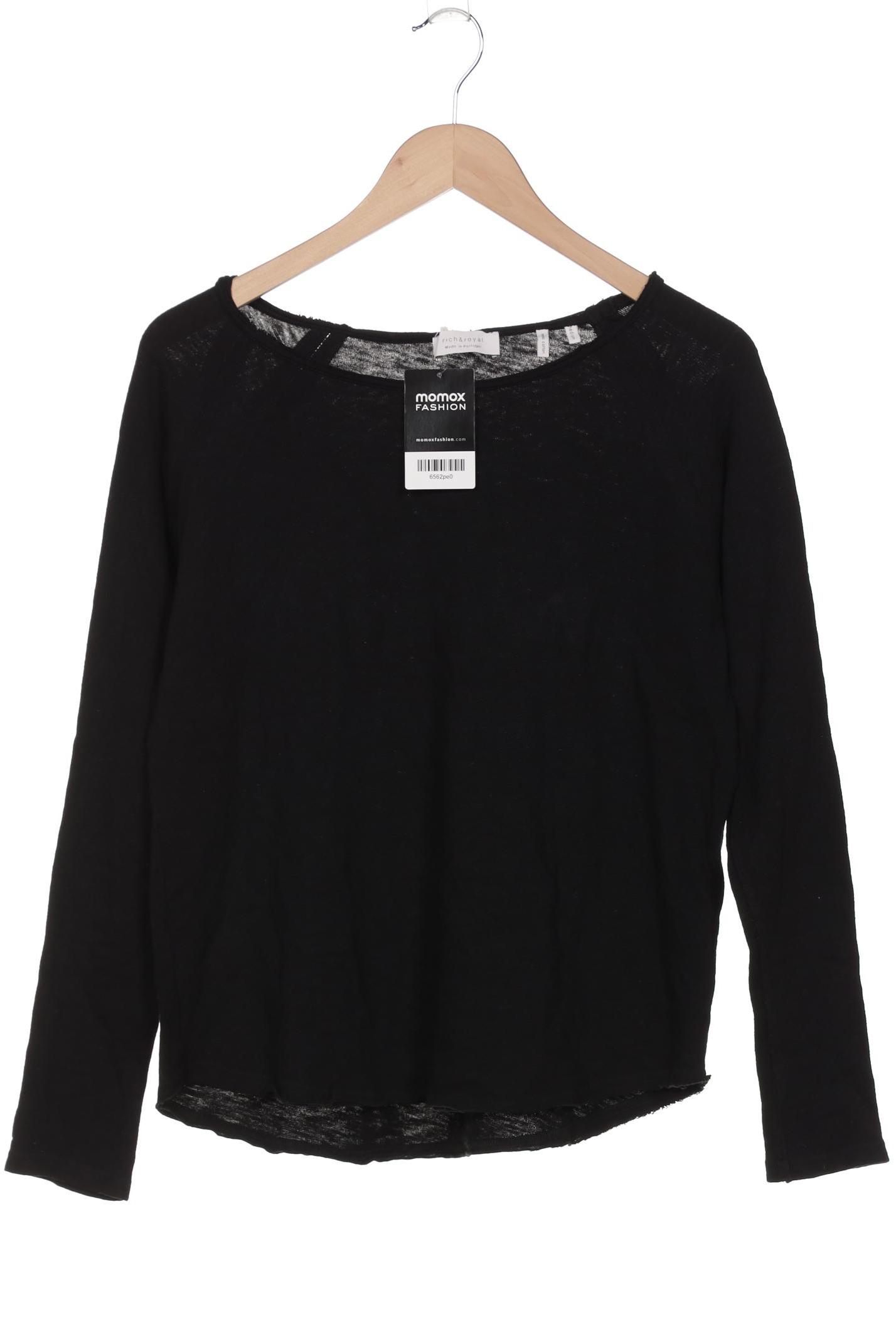 

Rich & Royal Damen Langarmshirt, schwarz, Gr. 38