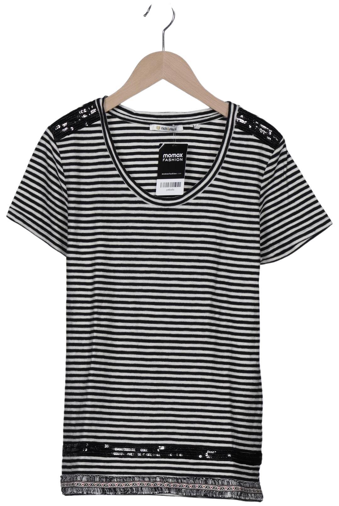 

Rich & Royal Damen T-Shirt, schwarz, Gr. 42